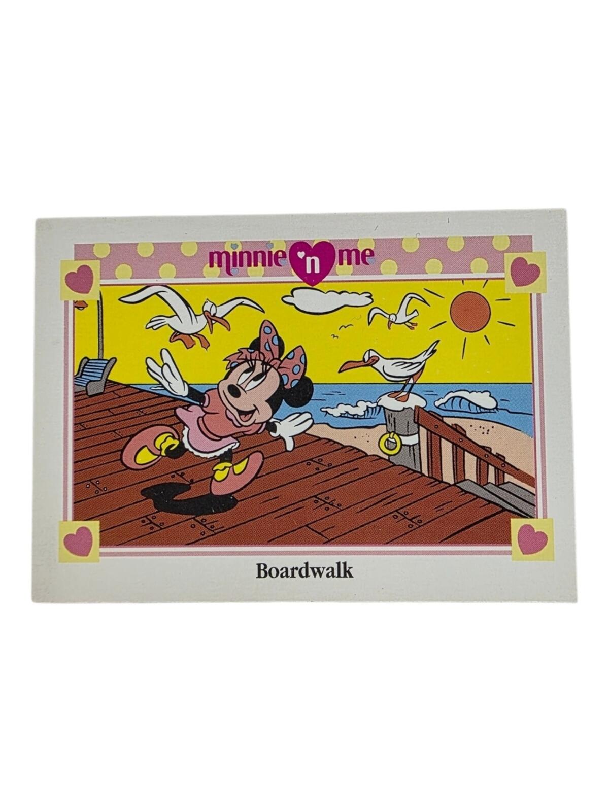 1991 Disney Minnie Mouse Boardwalk Trading Card