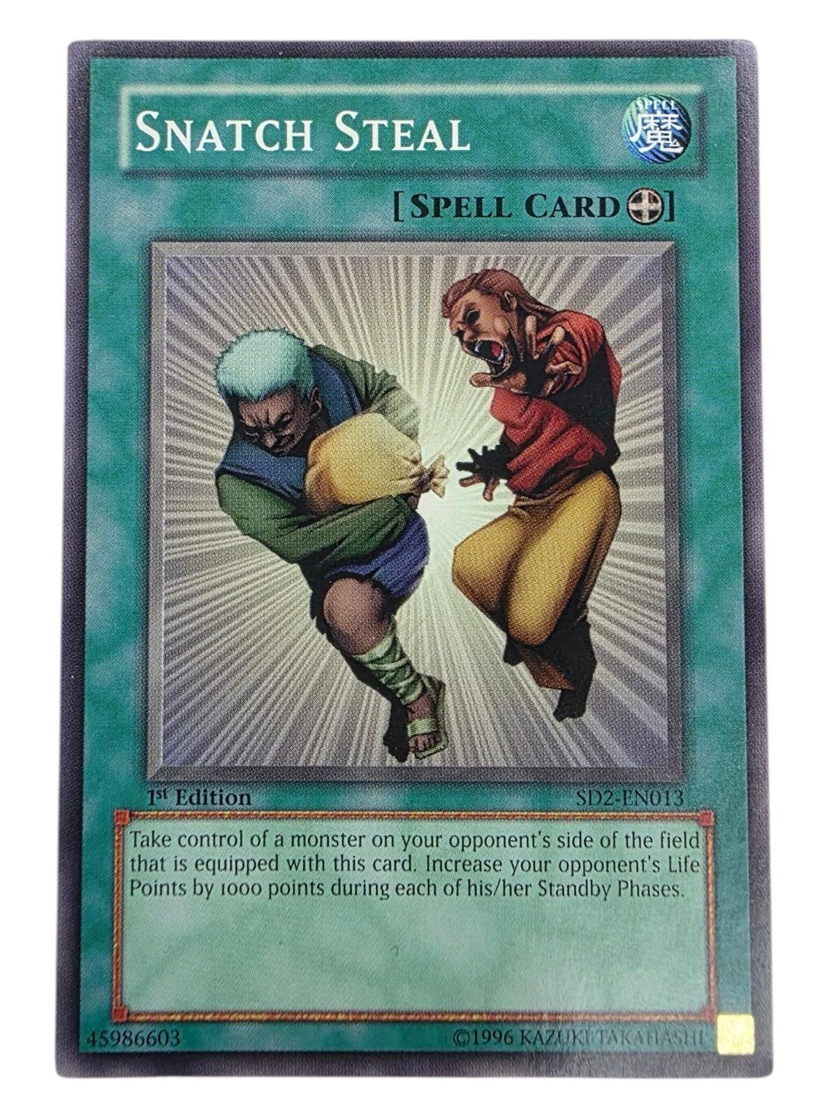 Snatch Steal 1st Edition Common Structure Deck: Blaze of Destruction SD3-EN014 N