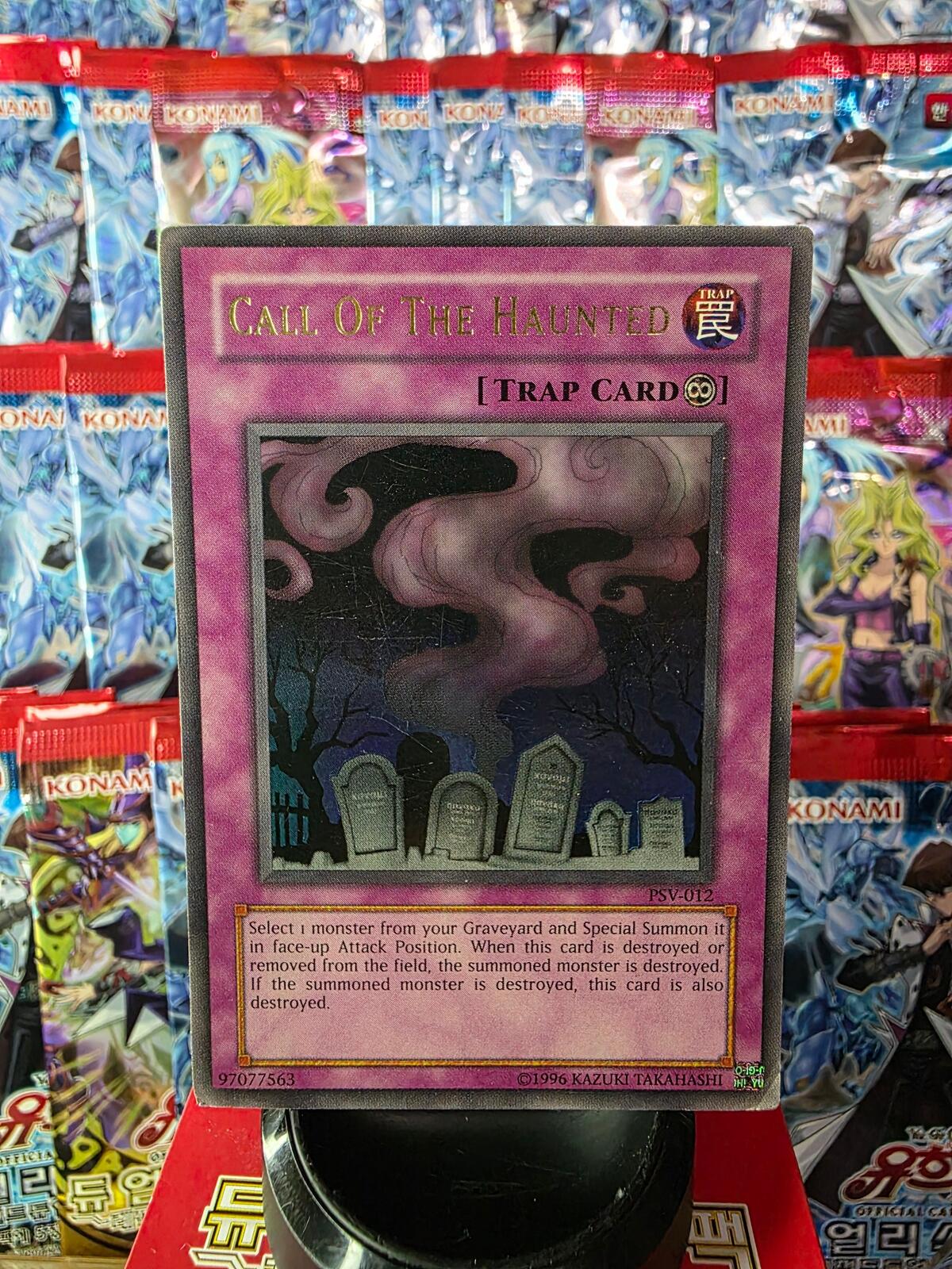 Vintage Call of the Haunted PSV Ultra Rare Yu-Gi-Oh Trading Card