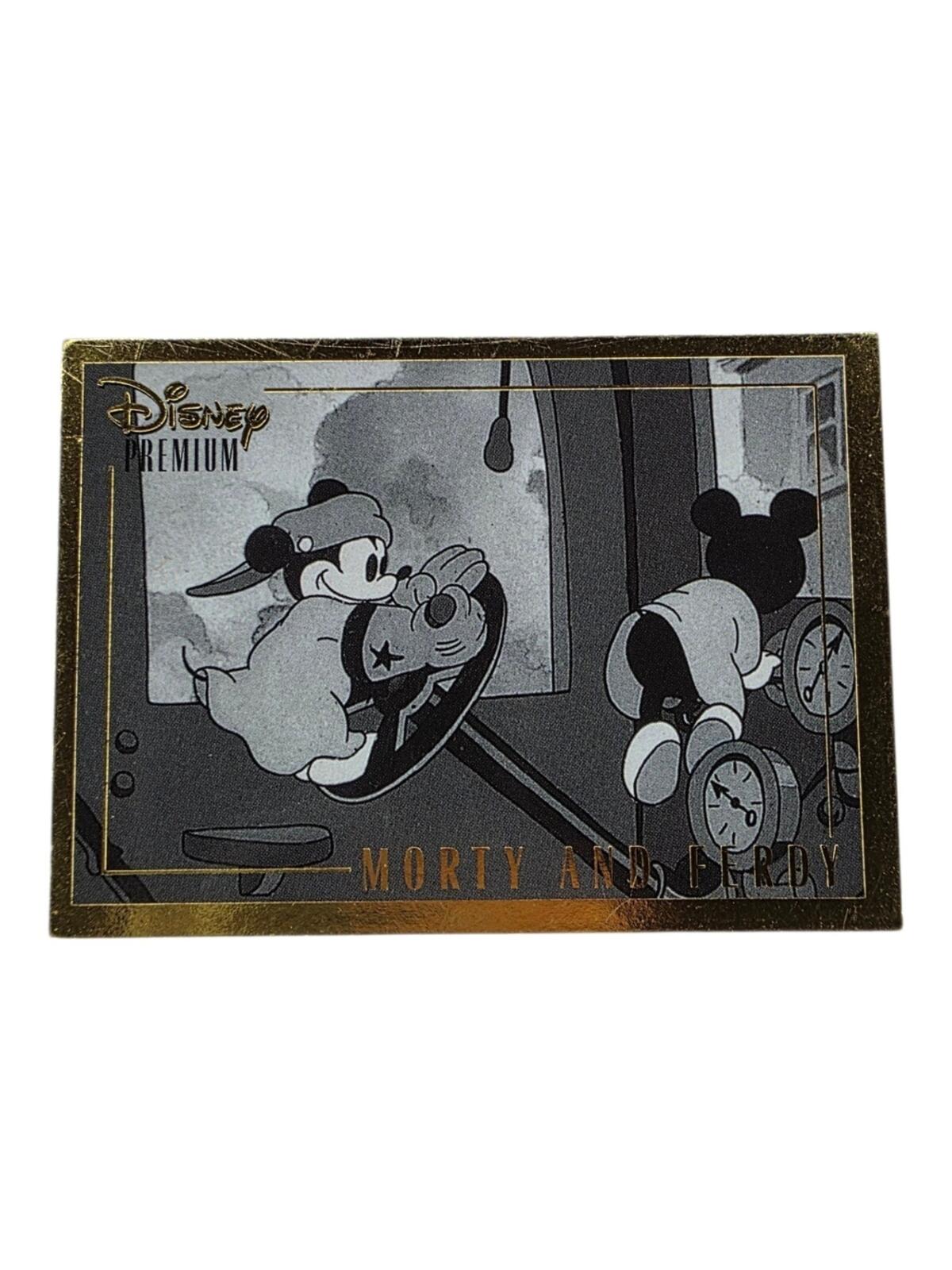 1995 Disney Black Gray Gold Vintage-Style Trading Card