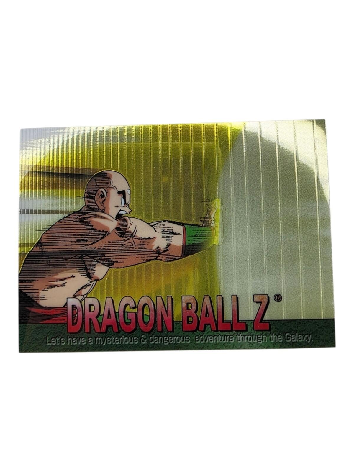 Vintage 2000 Dragon Ball Z Trading Card - Yellow Holographic Design