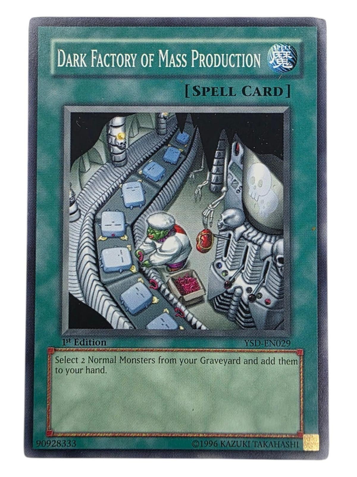 Dark Factory of Mass Production 1st Edition Common Soul of the Duelist SOD-EN037