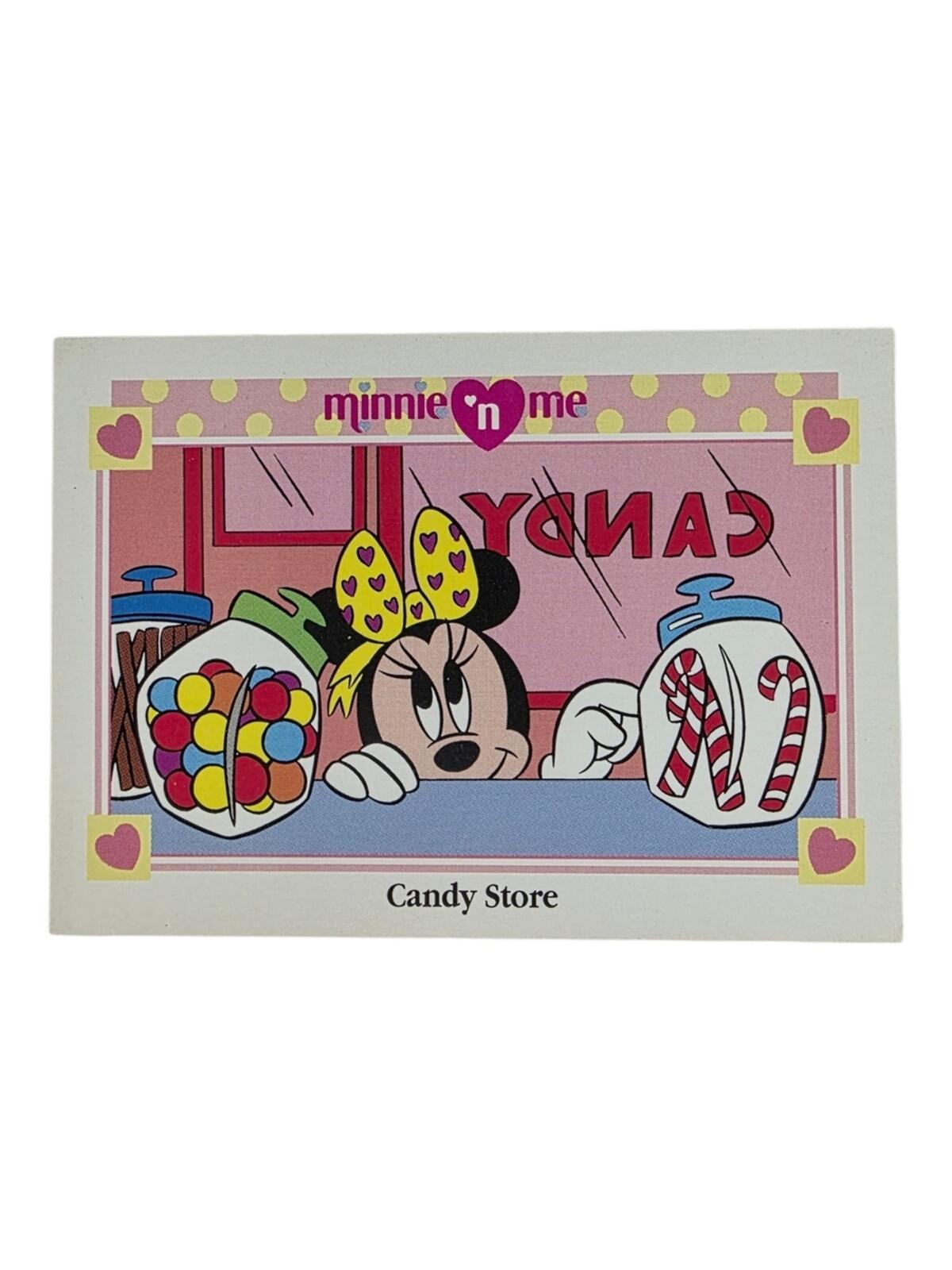 1991 Disney Minnie Mouse Pink Candy Store Art
