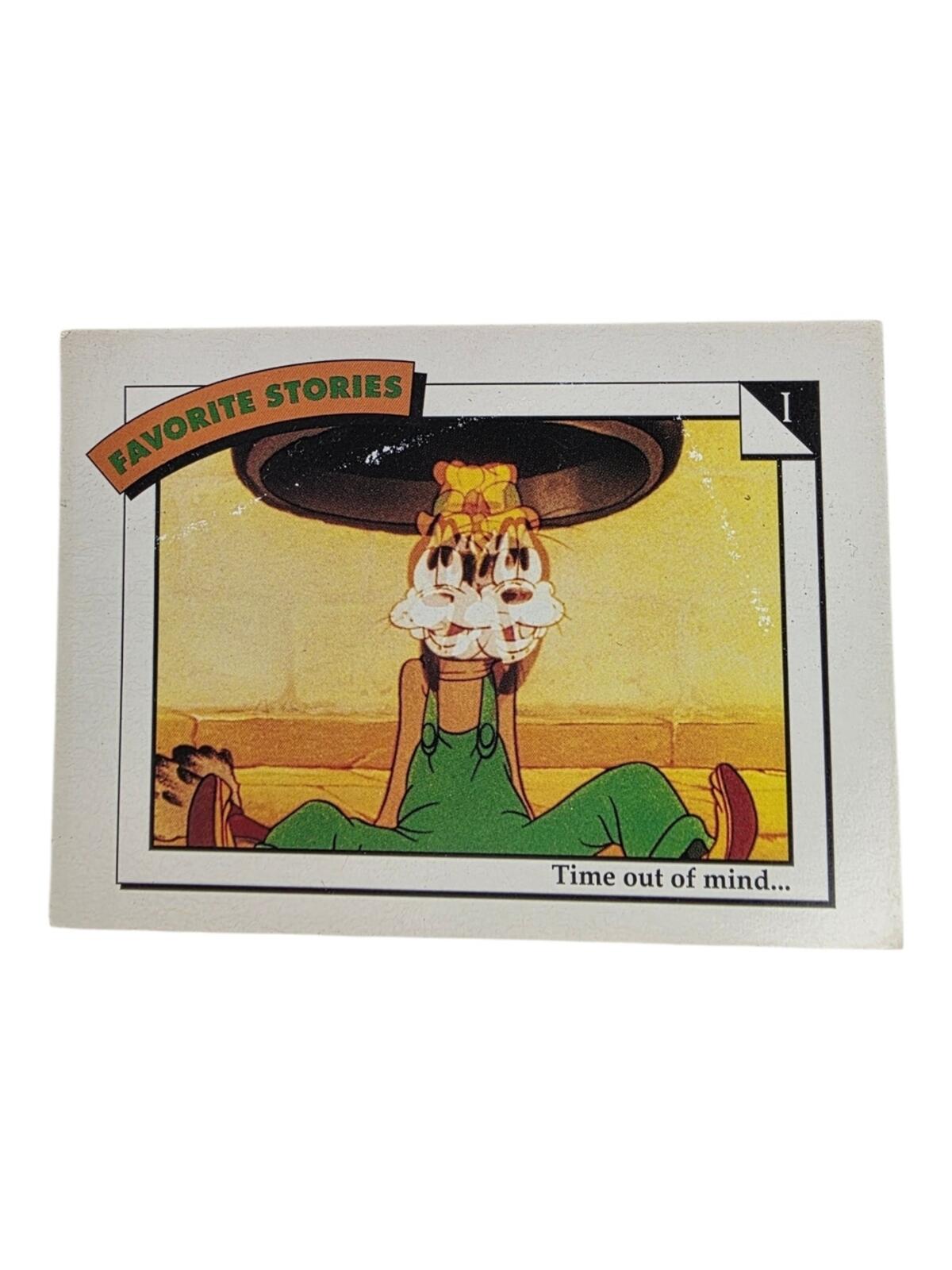 1991 Disney Kids Trading Card — Yellow Background with Green Outfit