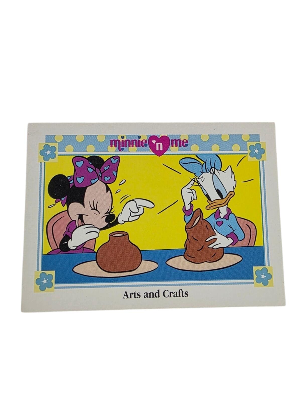 1991 Disney Minnie ’n Me Trading Card - Yellow, Blue, Pink