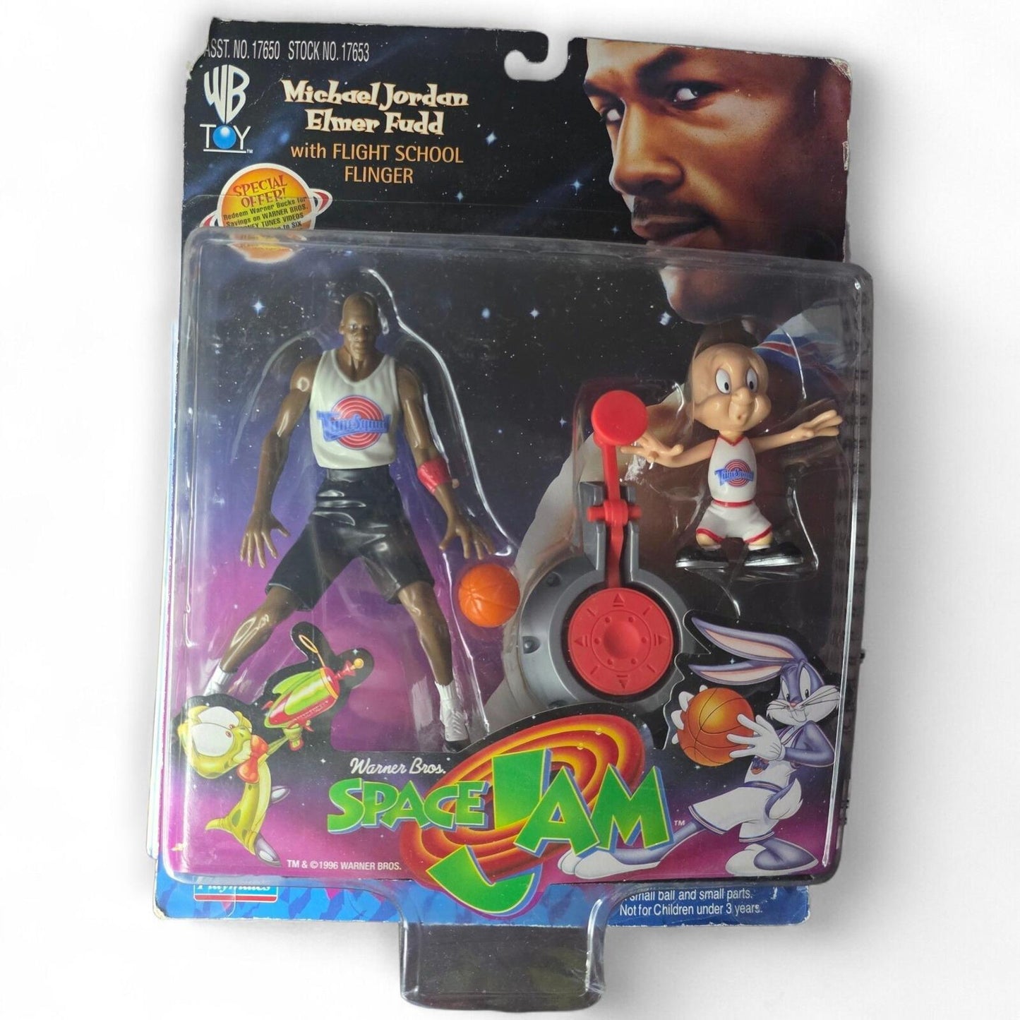 1996 Space Jam Michael Jordan and Elmer Fudd Collectible