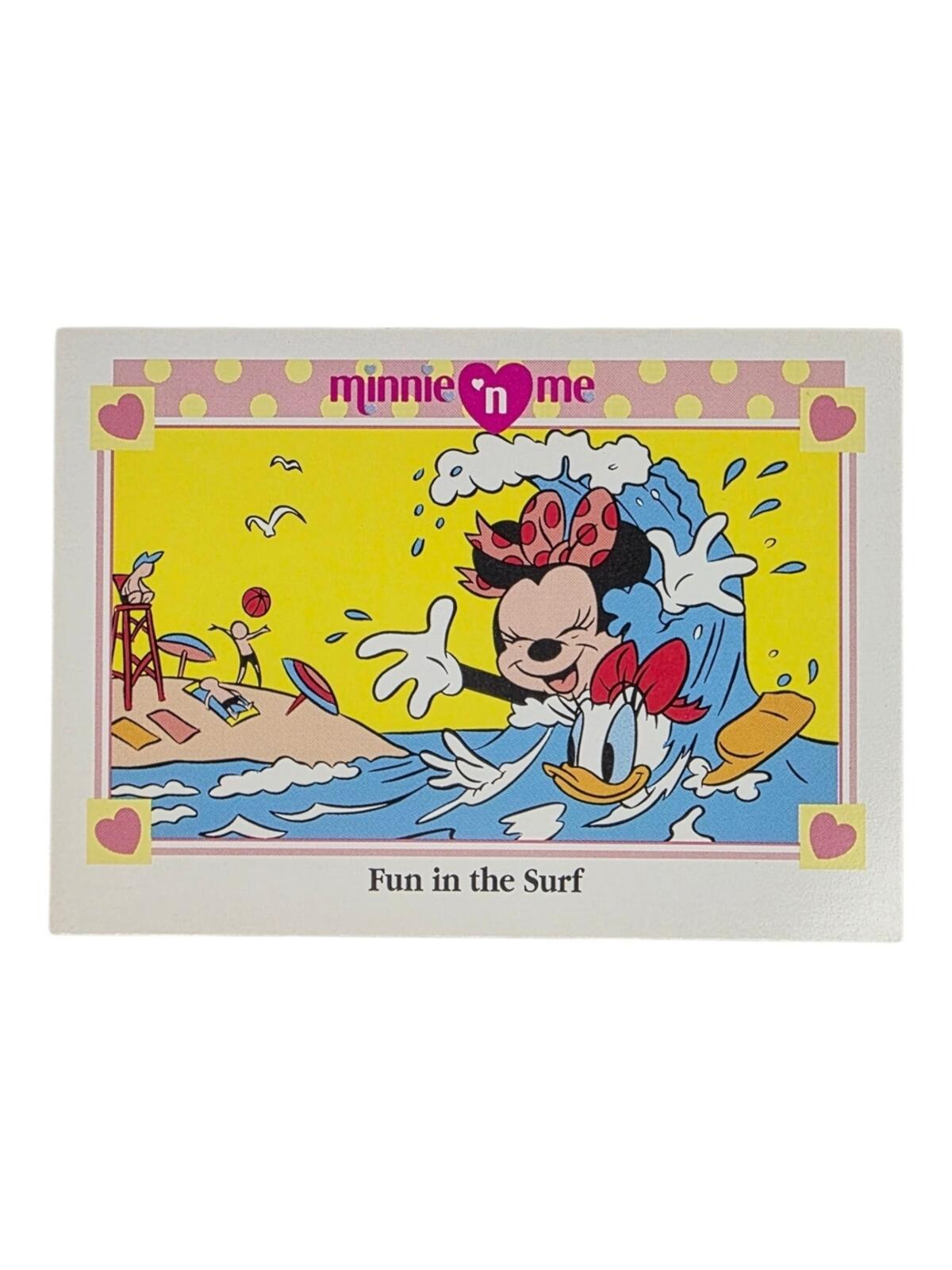 1991 Disney Minnie 'n Me Trading Card - Yellow, Pink, Blue