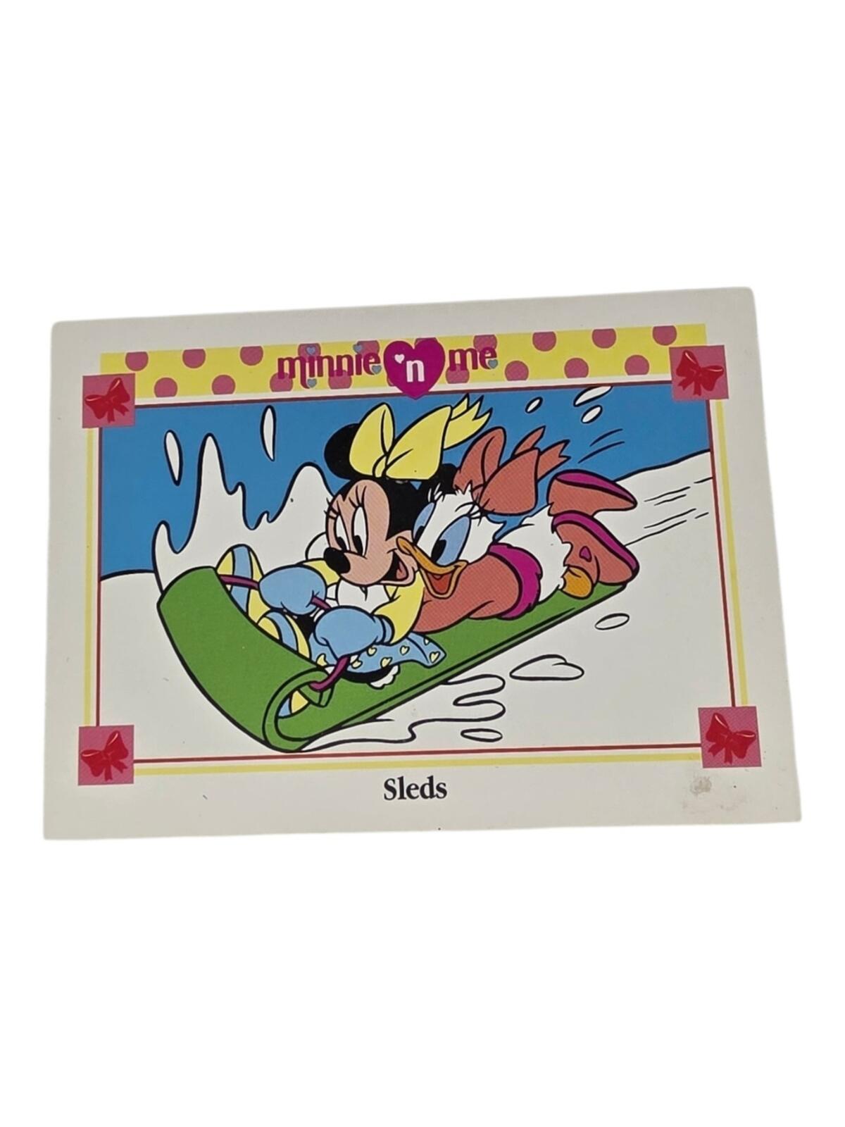 1991 Disney Minnie 'n Me Collectible Trading Card