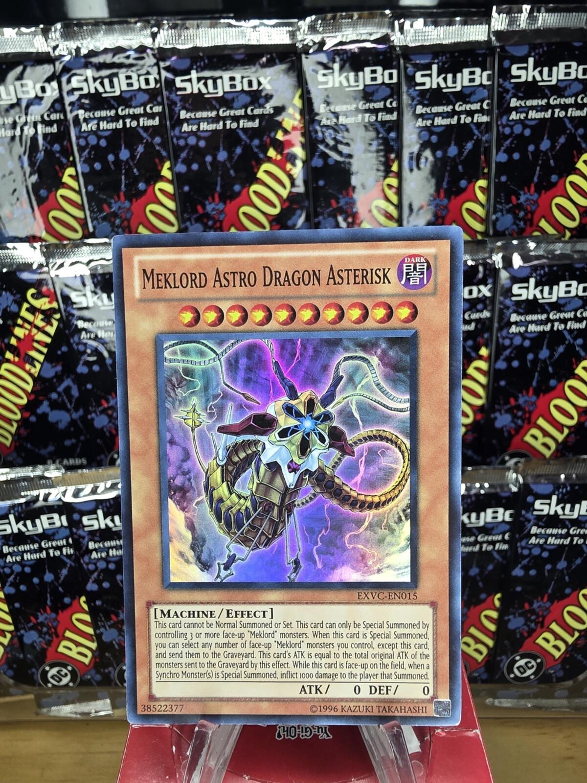 Vintage Super Rare Yu-Gi-Oh! Meklord Astro Dragon Asterisk Trading Card