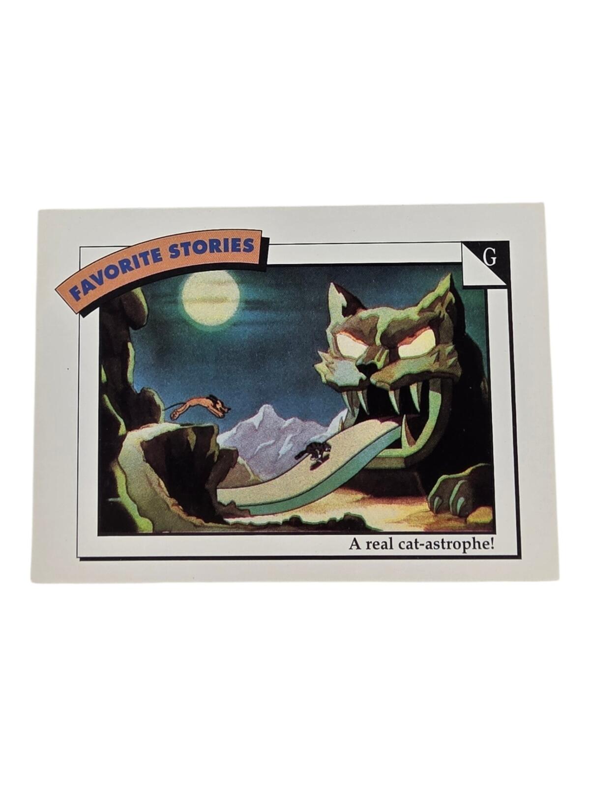 1991 Disney Favorite Stories Trading Card - Green, Blue, Black