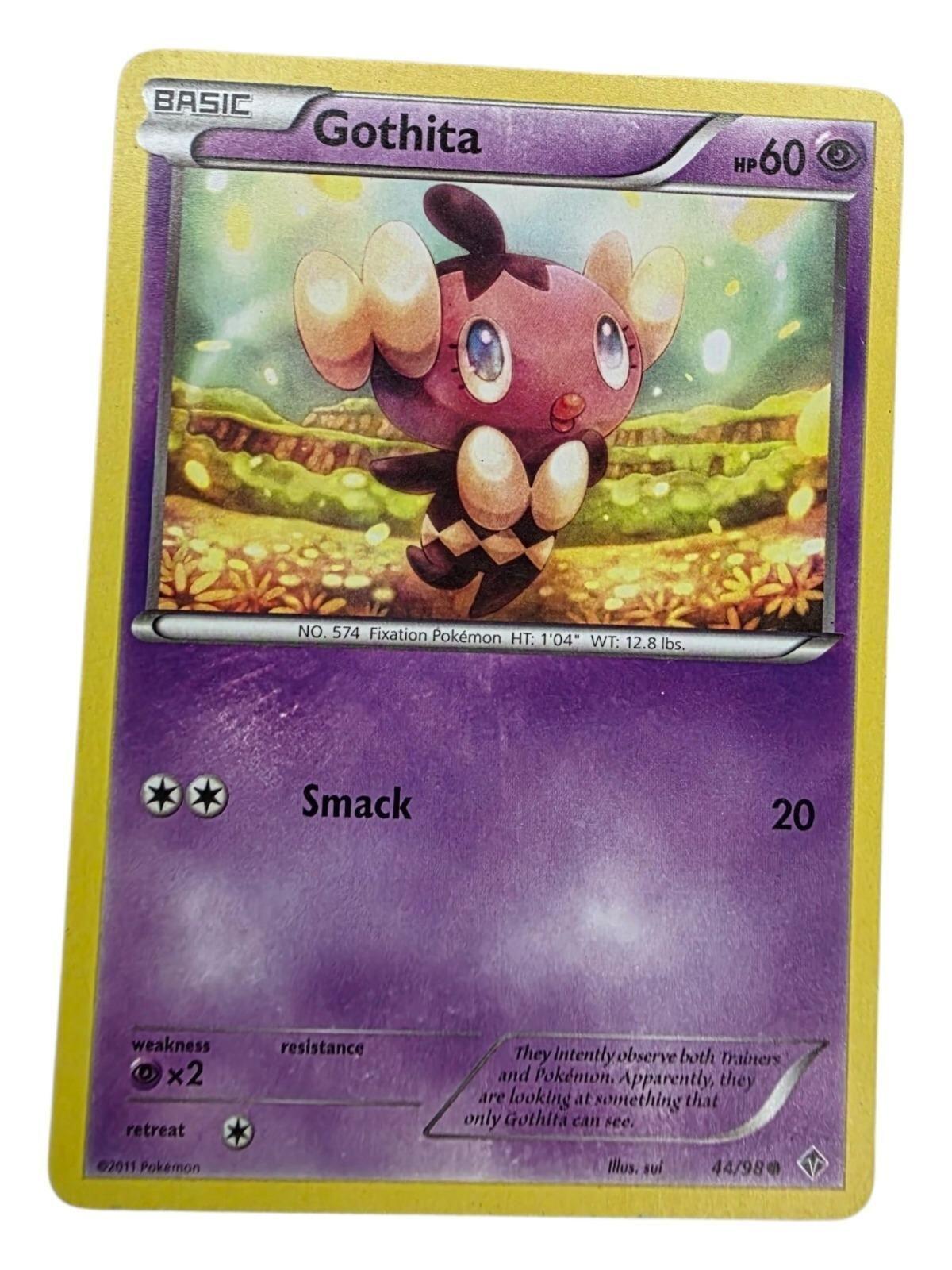 Gothita 75/149 Boundaries Crossed Pokémon trading card.