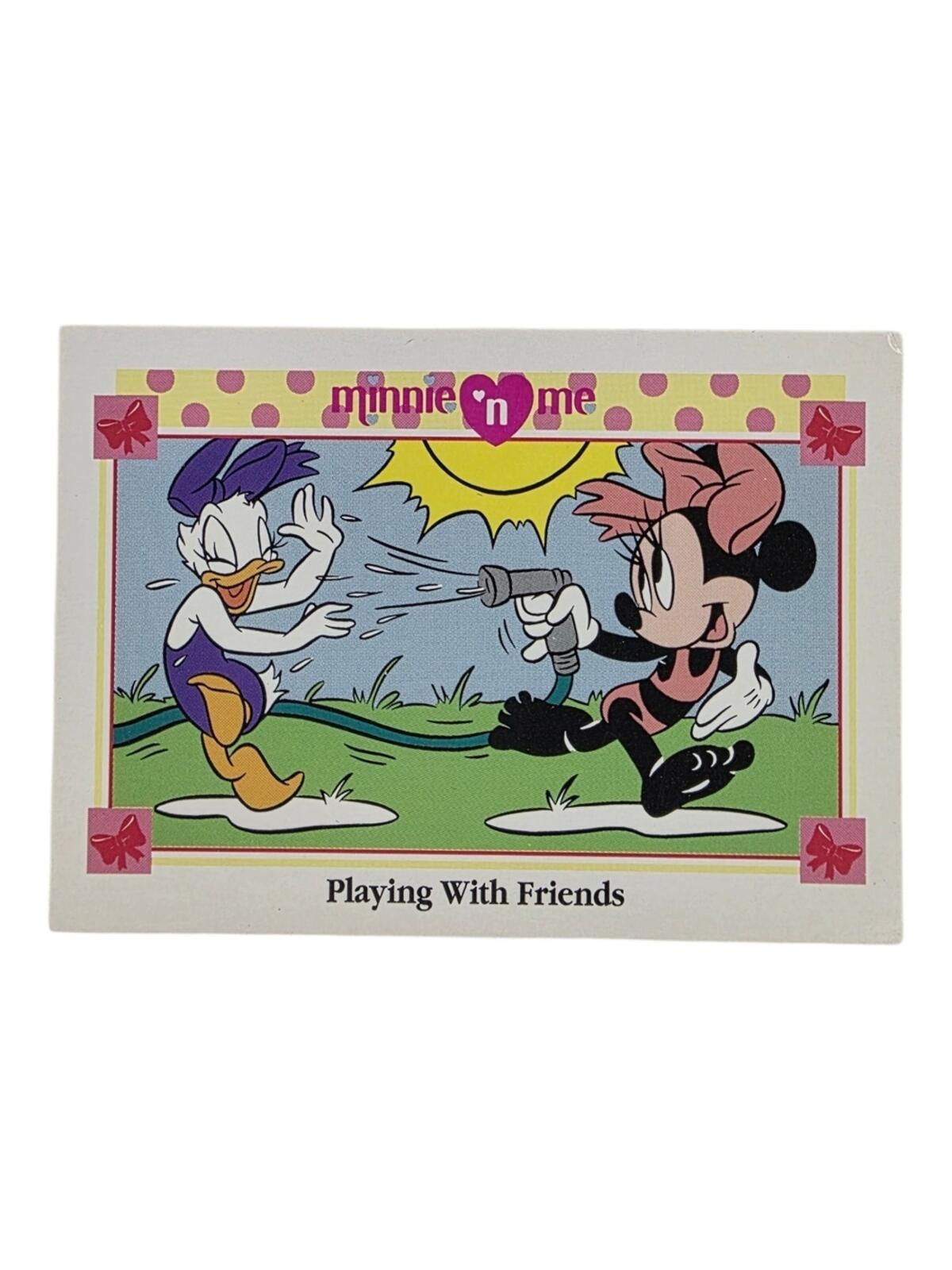 1991 Disney Minnie ‘n Me Trading Card - Pink, Purple, Yellow, Blue, Green