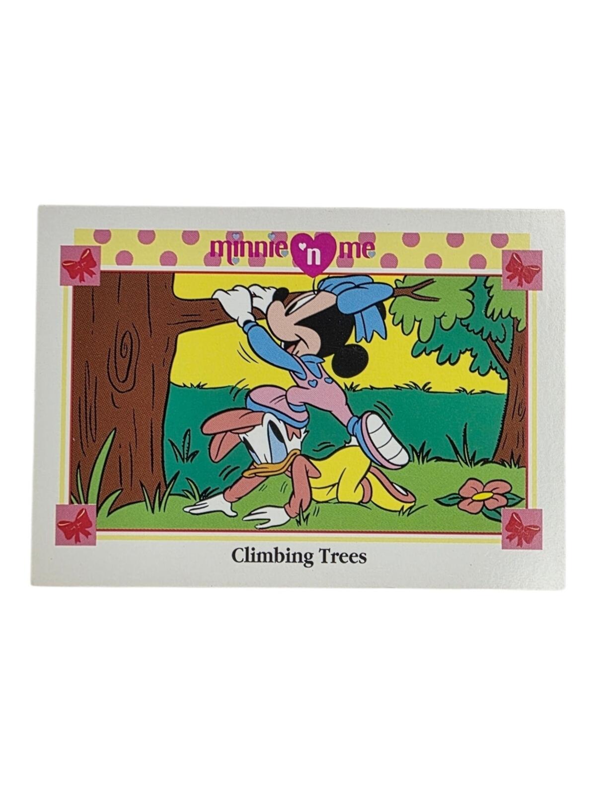 1991 Disney Minnie 'n Me Trading Card Pink Blue Yellow