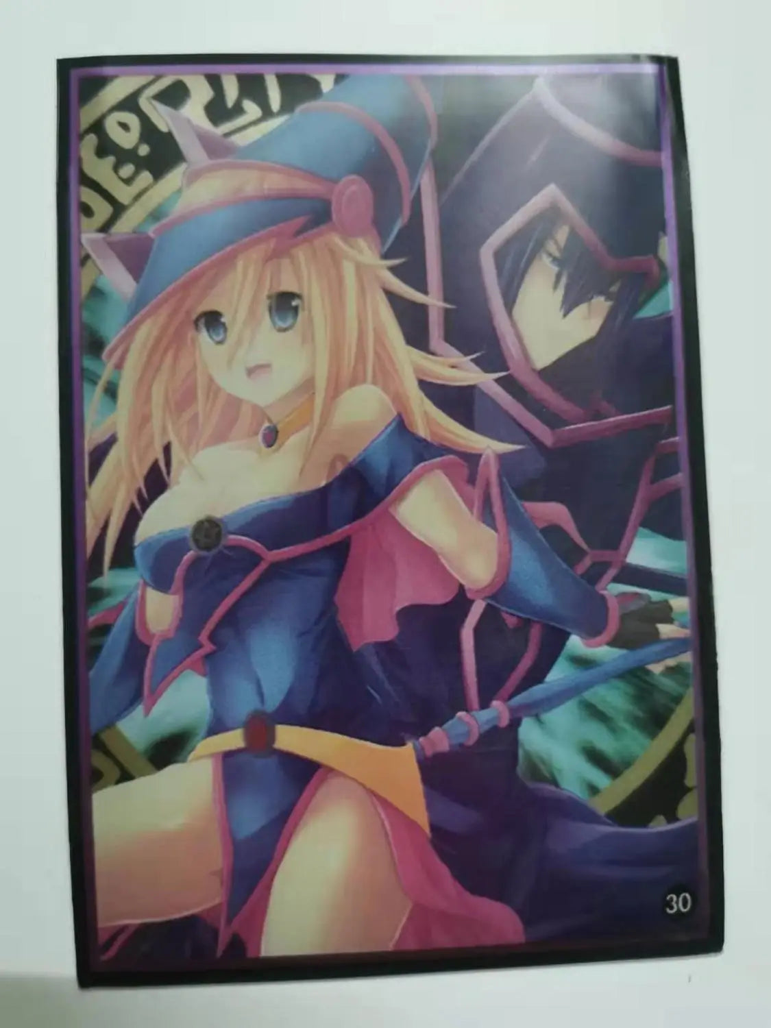 50pcs/lot Anime Yu-Gi-Oh! Dark Magician Girl yugioh Cosplay Board Games Card Sleeves Barrier Protector toy gift