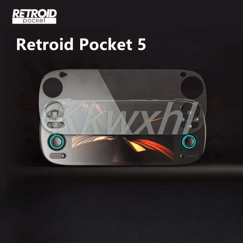 2PCS FOR Retroid Pocket 5 Handheld Game Console 5.5Inch Tempered Glass ON Pocket5 9H HD Screen Protector Film Cover