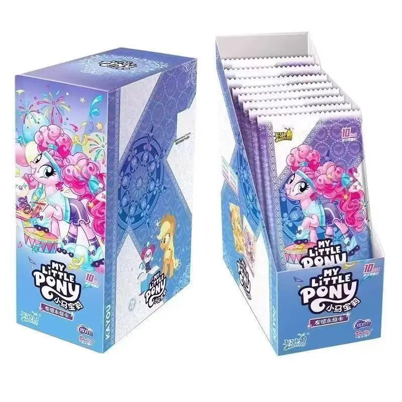 KAYOU Authentic My Little Pony Shining Moon Pack 11th Edition Hidden SC Trading Collectible Cards Toy Gift for Kids Birthday