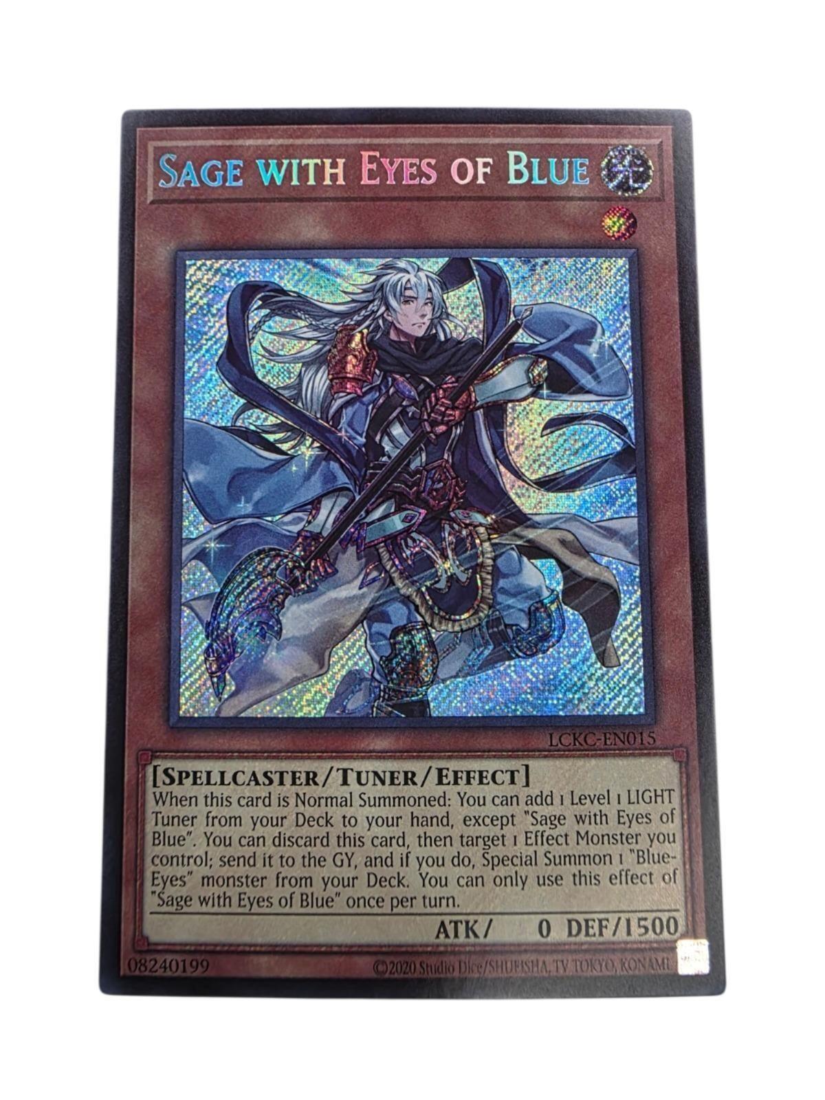 Sage with Eyes of Blue Unlimited Secret Rare Legendary Collection Kaiba LCKC-EN0