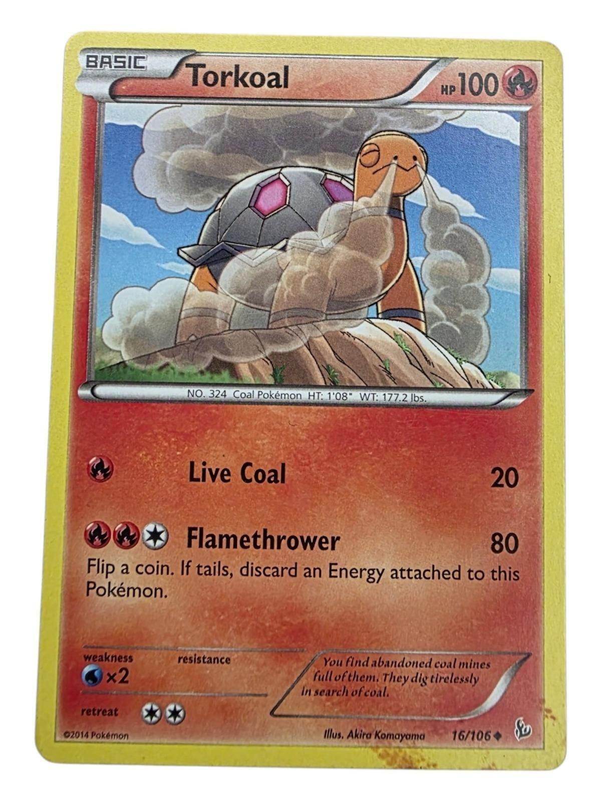 Torkoal Uncommon XY - Flashfire 16/106 NM