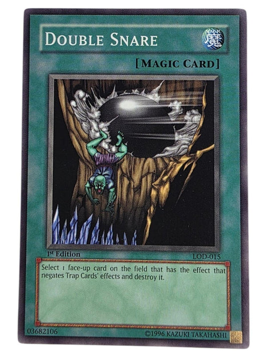 Double Snare 1st Edition Common Yu-Gi-Oh! card from Legacy of Darkness.