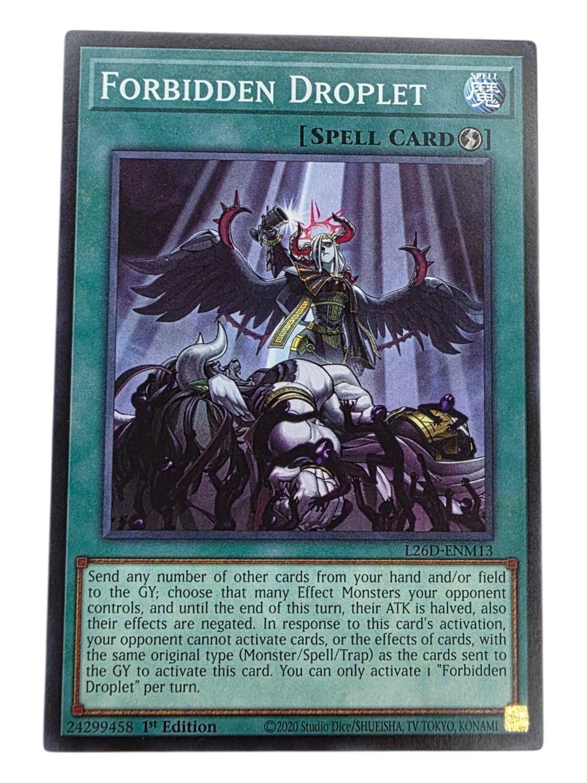 Forbidden Droplet 1st Edition Ultra Rare Legendary Duelists: Duels From the Deep