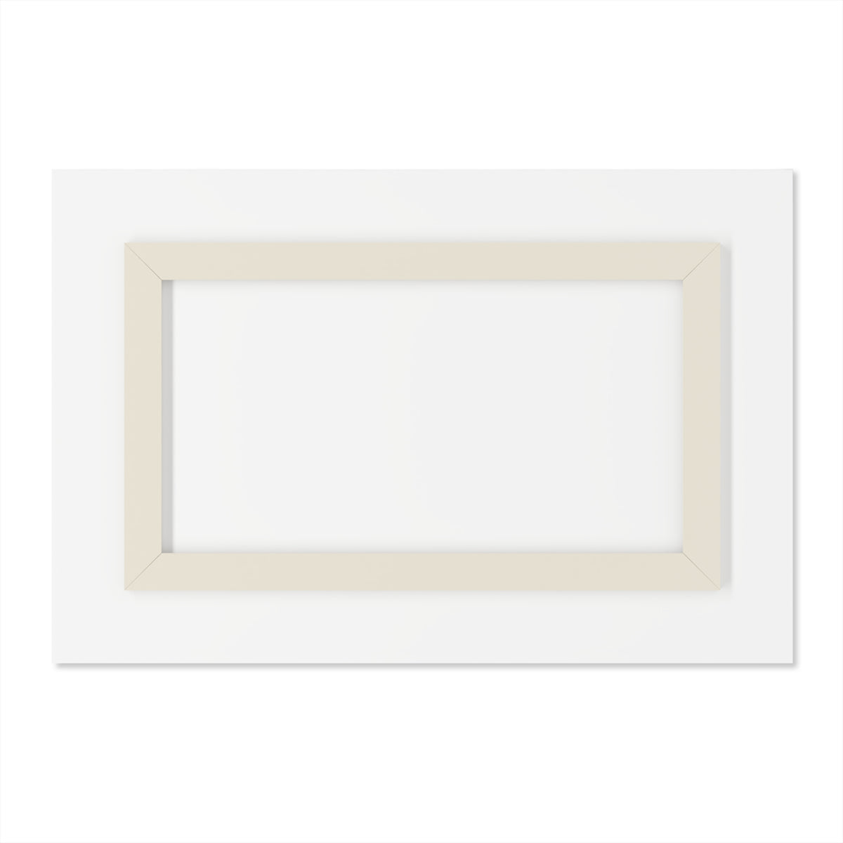 Rear view of "Reality 2.0" acrylic masterpiece showing the white backing and hanging frame structure.