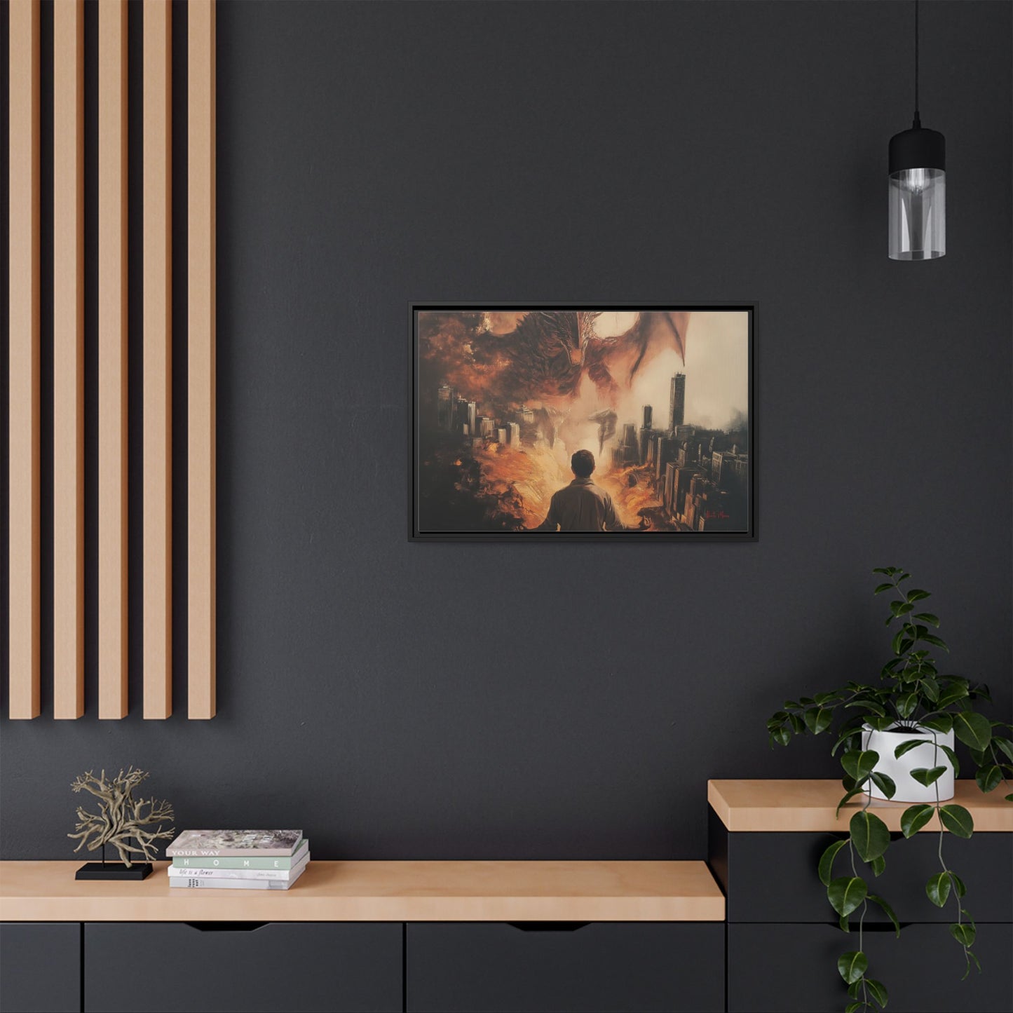 Elevated Canvas Art Piece