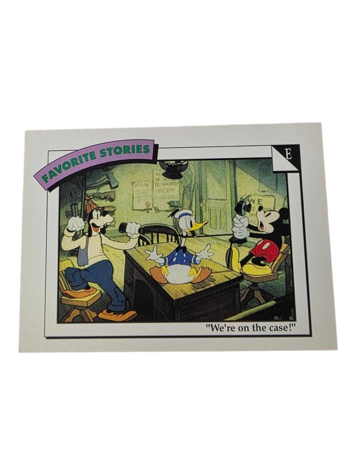 1991 Disney Trading Card - White, Black, Yellow, Blue, Red, Purple