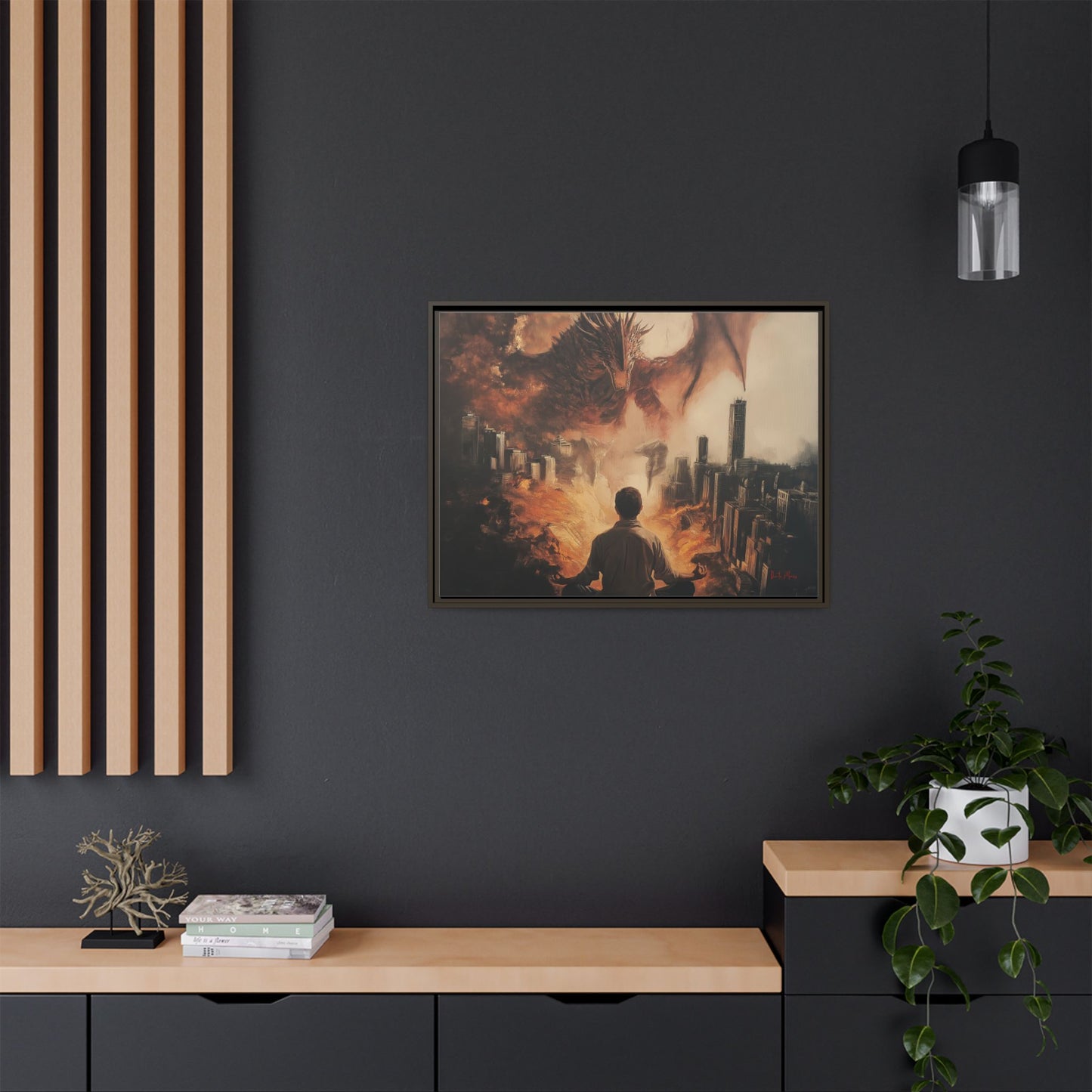 Elevated Canvas Art Piece