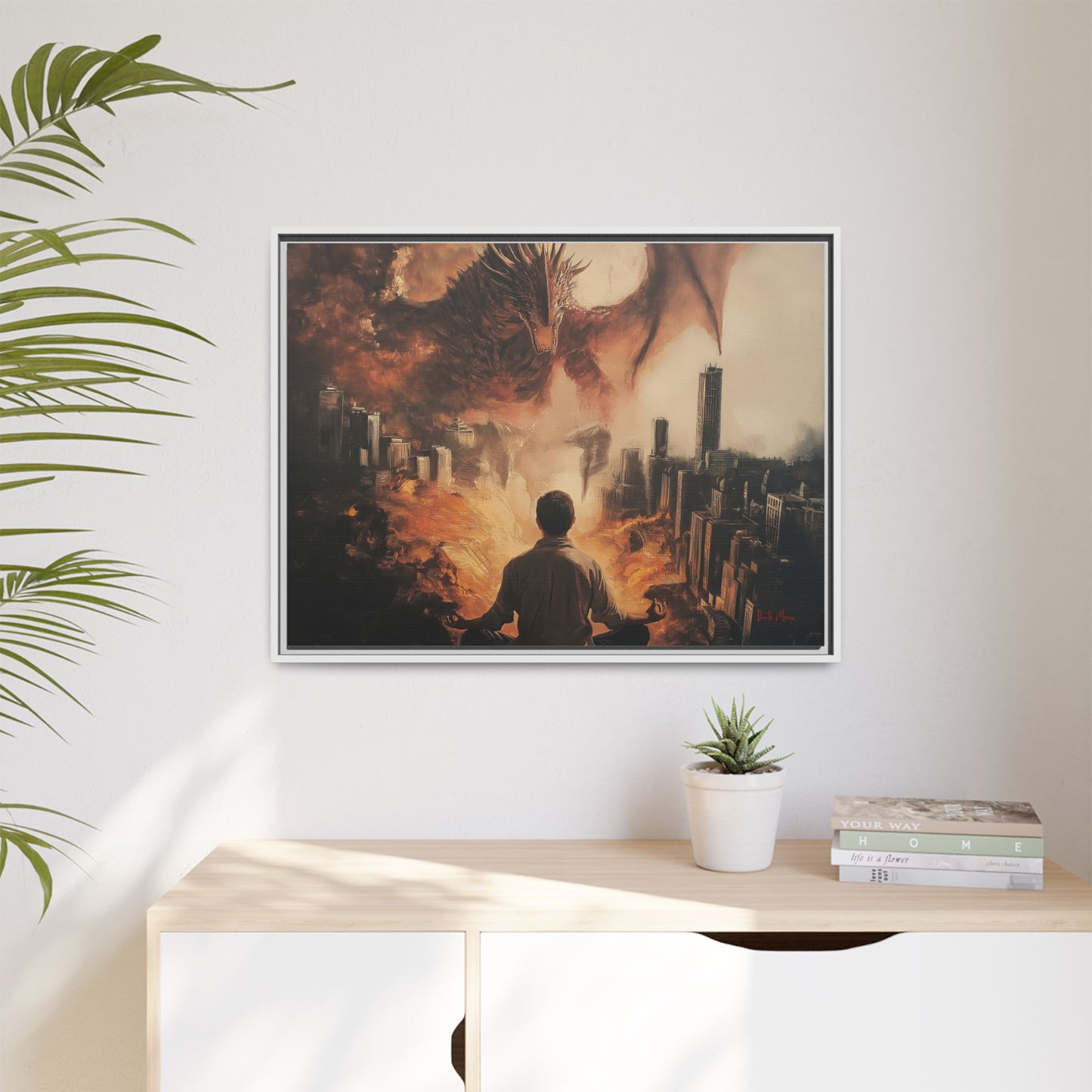 Elevated Canvas Art Piece