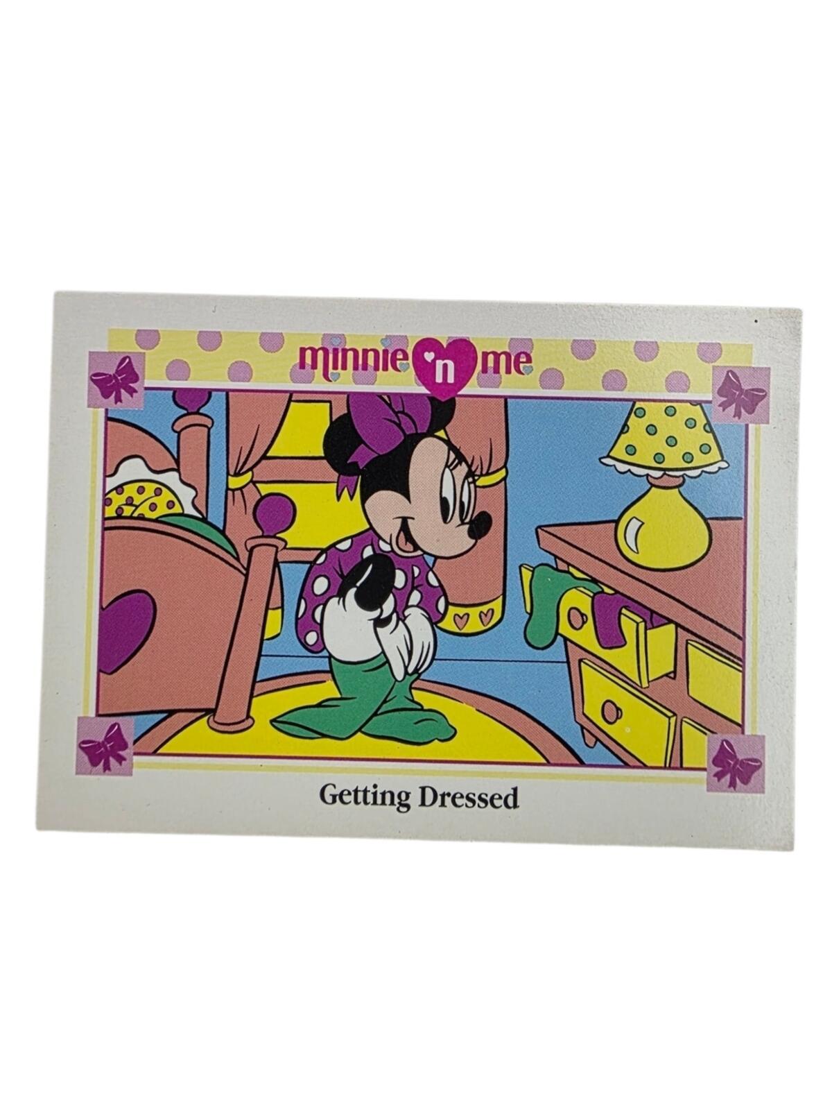 1991 Disney Minnie 'n Me Trading Card - Pink, Purple, Yellow, Green, Blue