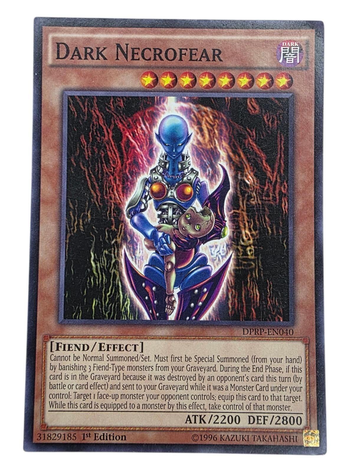 Dark Necrofear 1st Edition Ultra Rare Yu-Gi-Oh! trading card.