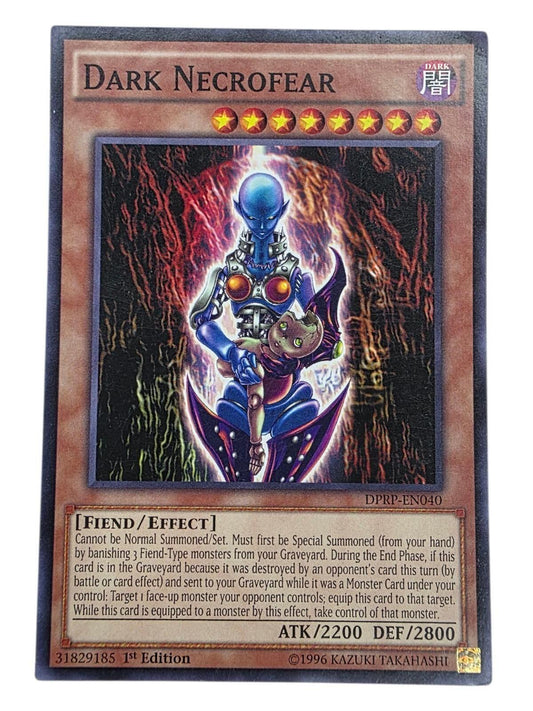 Dark Necrofear 1st Edition Ultra Rare Yu-Gi-Oh! trading card.