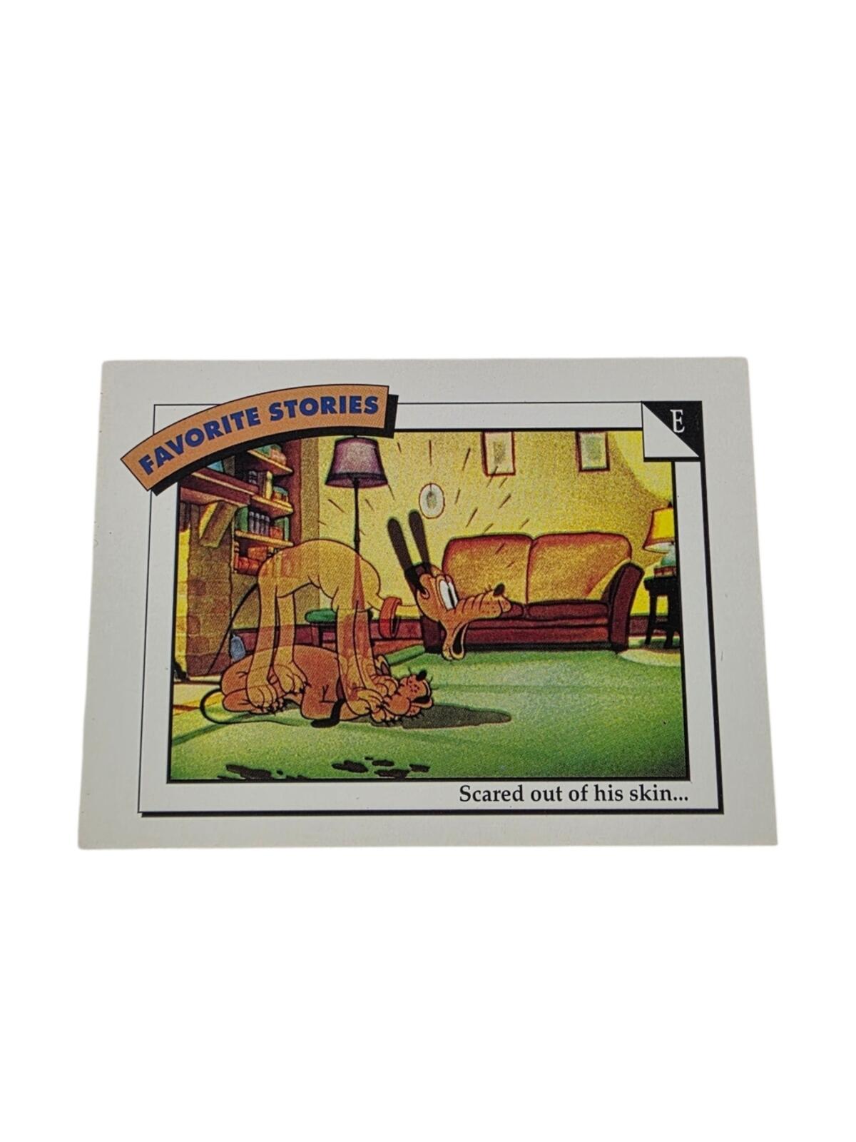 1991 Disney Trading Card - Yellow, Green, Brown Illustration (Favorite Stories)