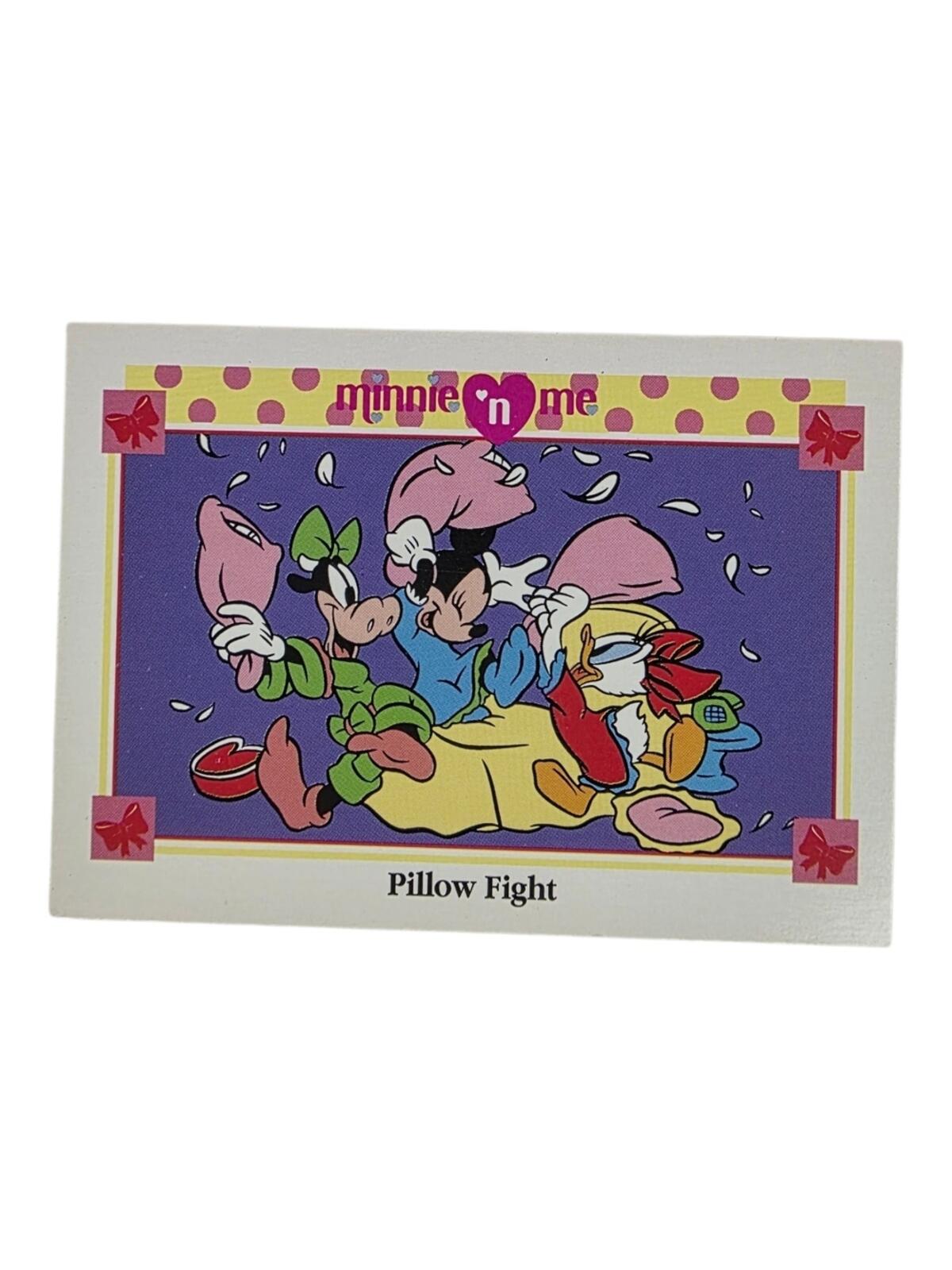 1991 Disney Minnie 'n Me Trading Card - Purple, Pink, Yellow, Green