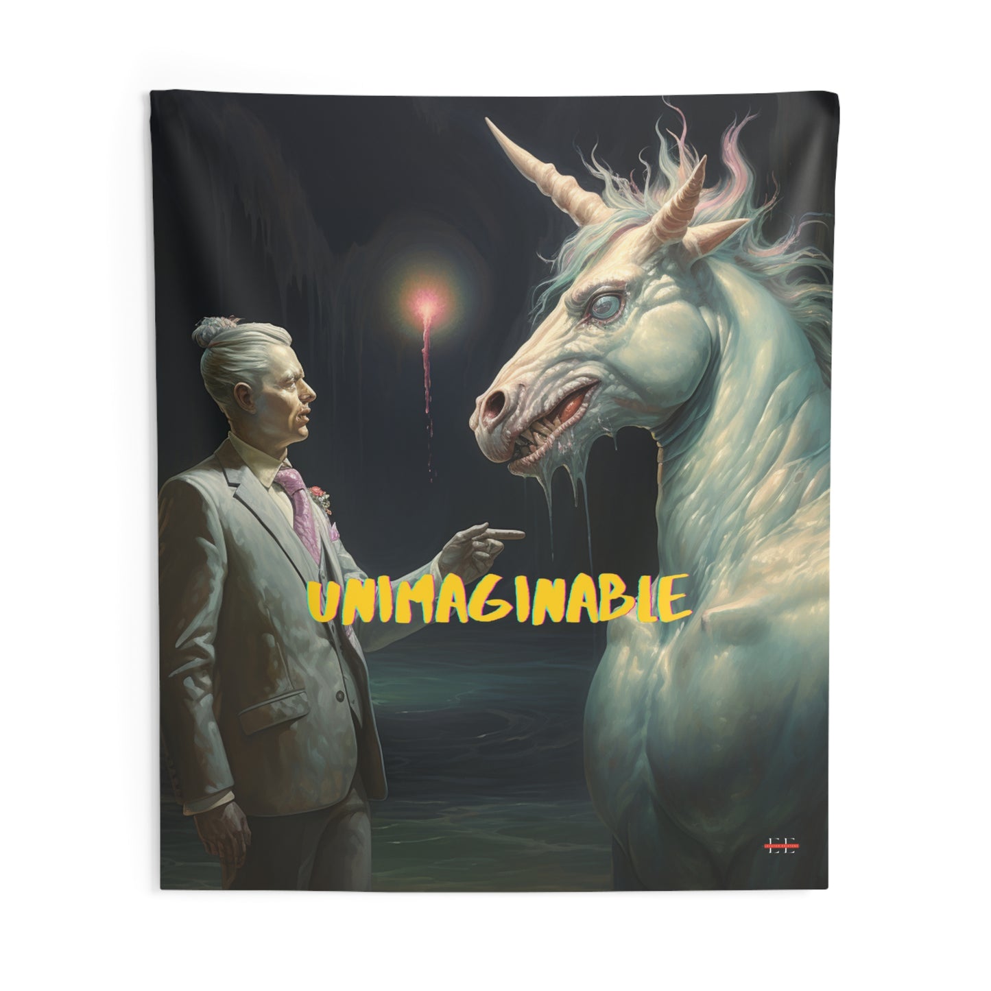 "UNIMAGINABLE" Graphic Tapestry