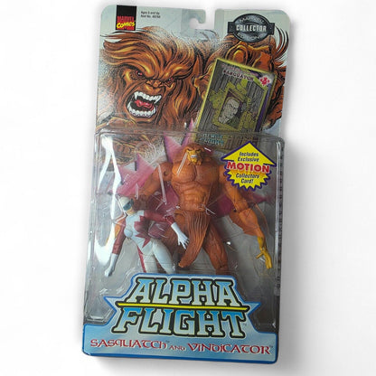 1999 MARVEL COMICS ALPHA FLIGHT 2 PACK SASQUATCH AND VINDICATOR ACTION FIGURES