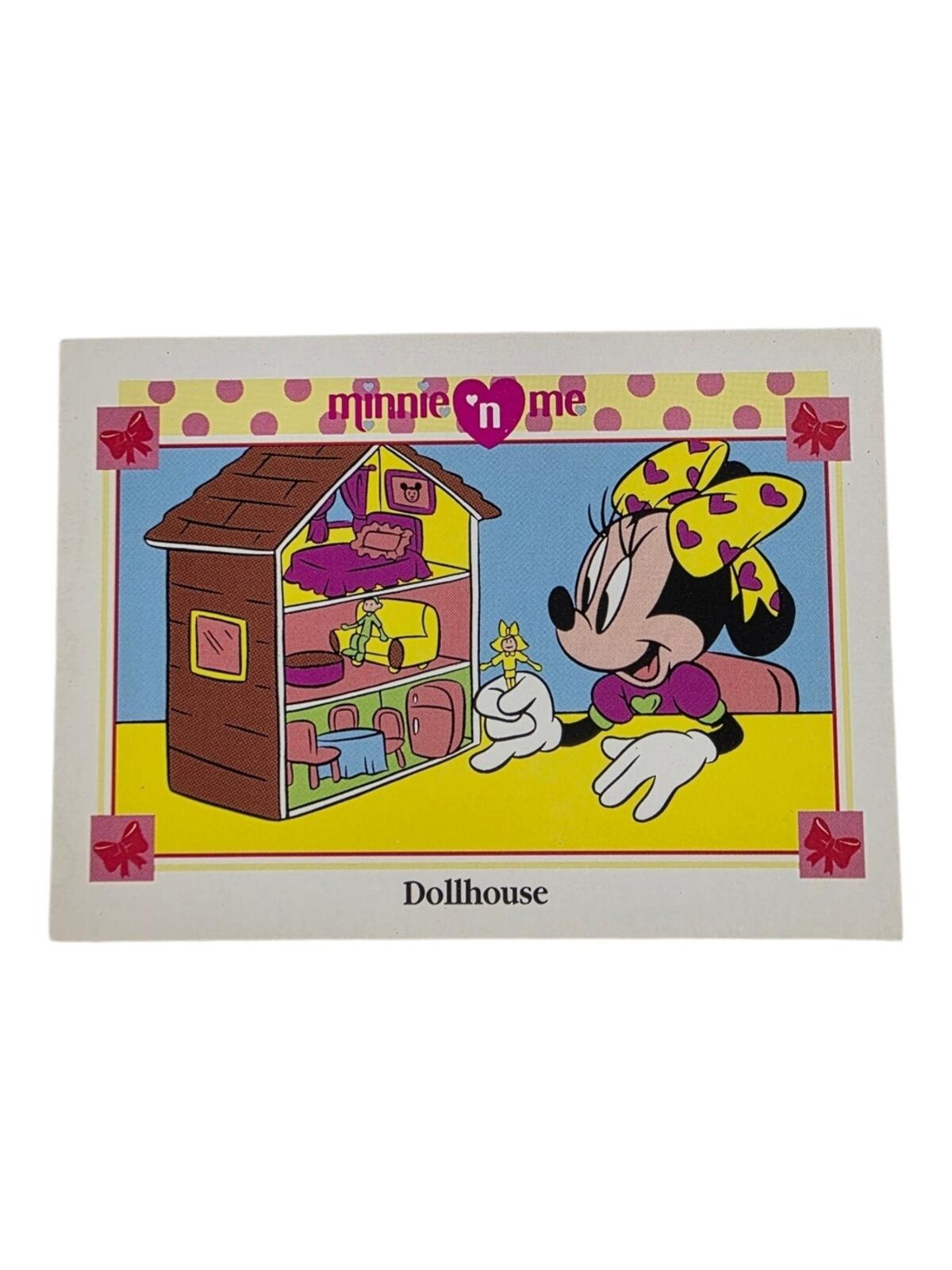 1991 Disney Minnie Mouse Trading Card – Yellow, Pink, Blue