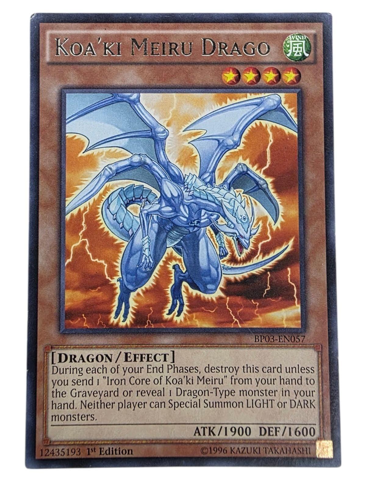 Koa'ki Meiru Drago 1st Edition Rare Battle Pack 3: Monster League BP03-EN057 NM