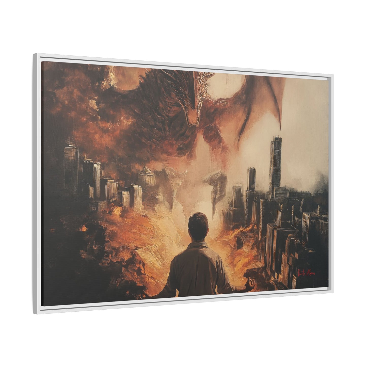 Elevated Canvas Art Piece