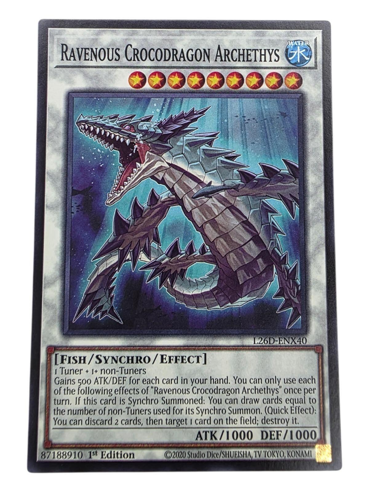 Ravenous Crocodragon Archethys 1st Edition Common 2021 Tin of Ancient Battles MP