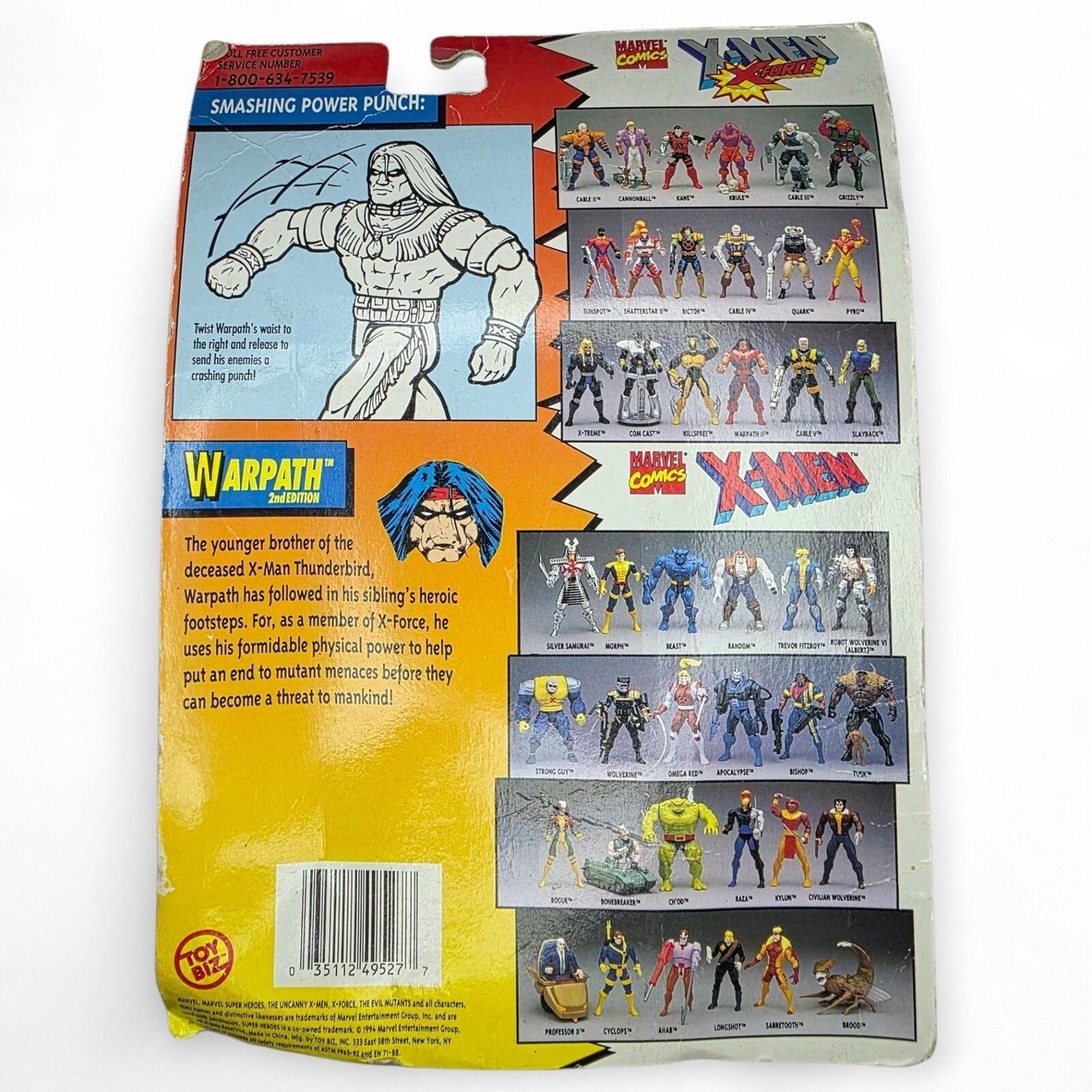 Marvel X-Men - X-Force Warpath (2nd Edition) Series 4 Action Figure