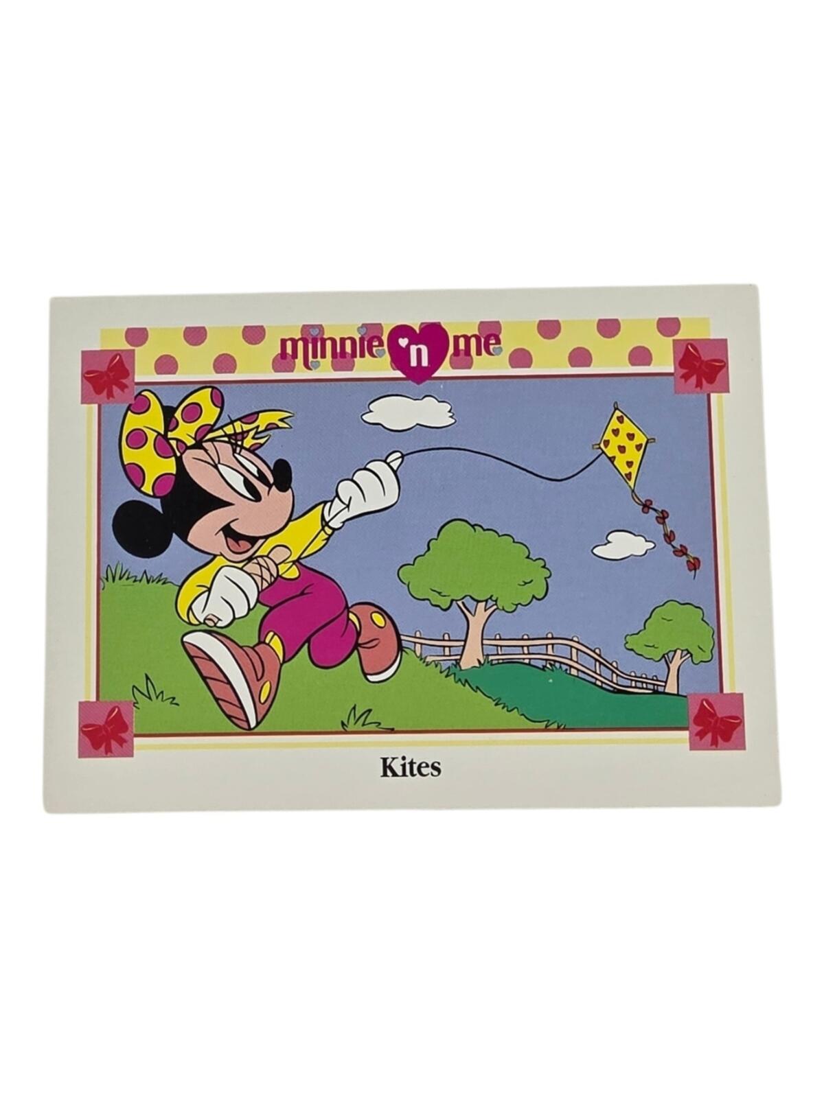 1991 Disney Minnie Mouse Kites Collectible Card Artwork