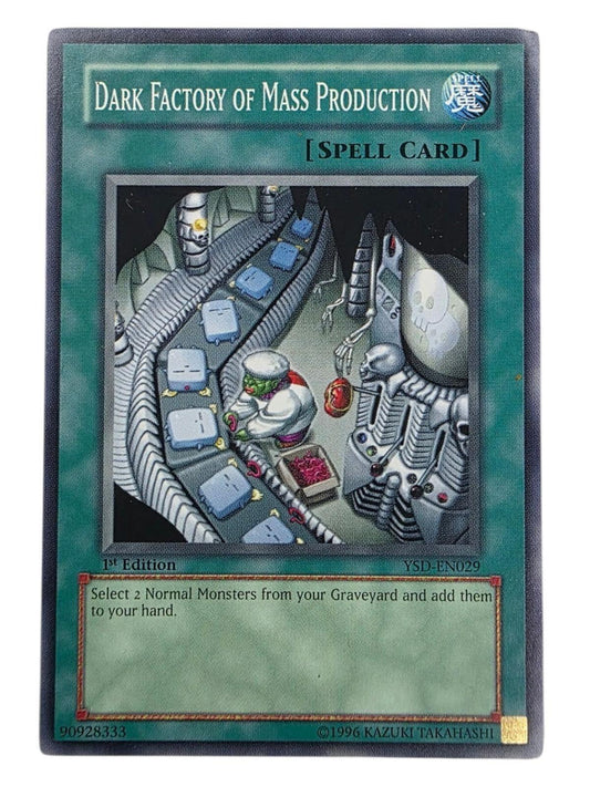 Dark Factory of Mass Production 1st Edition Common Yu-Gi-Oh! card.