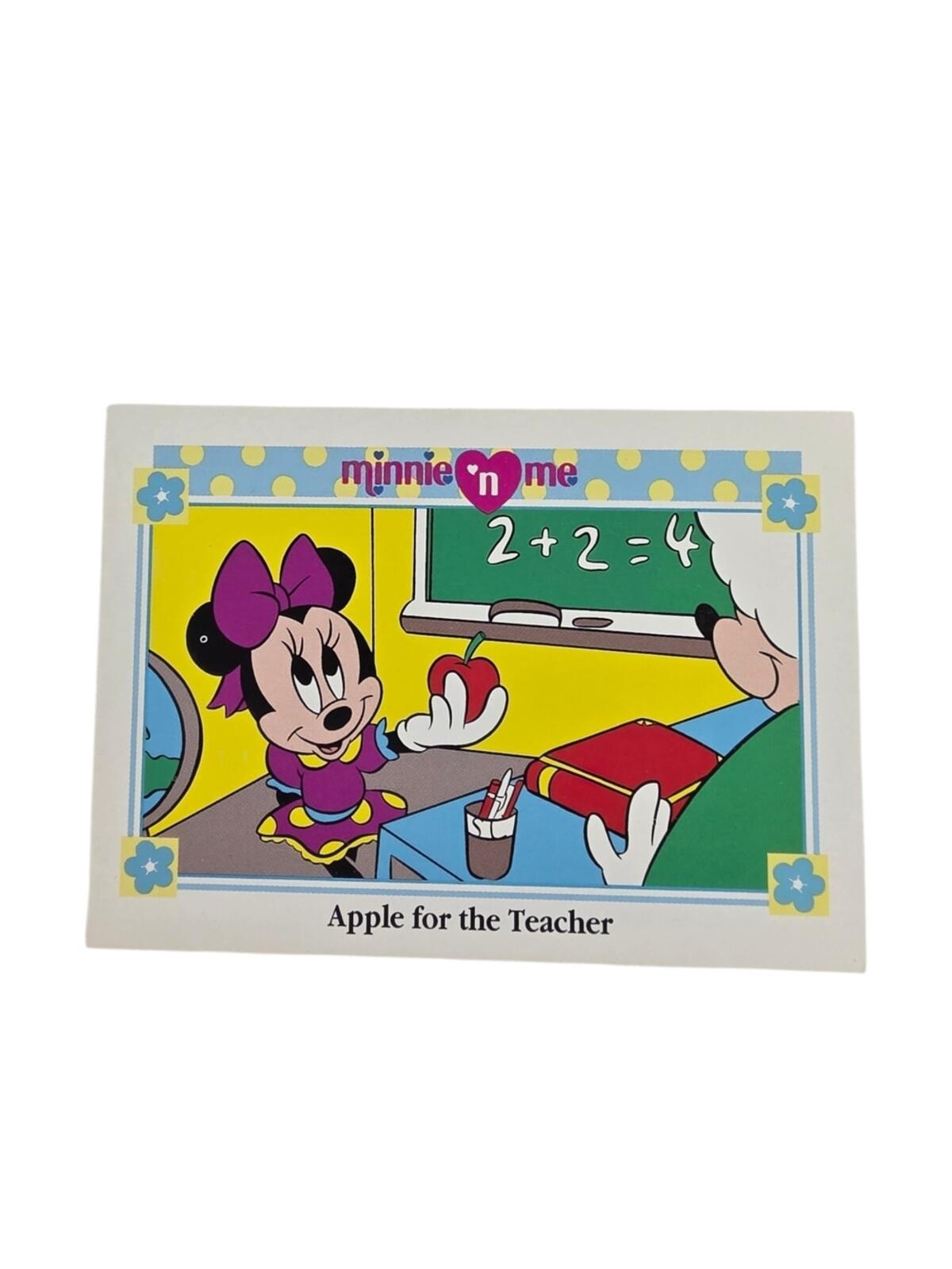 1991 Disney Minnie 'n Me Trading Card - Yellow, Pink, Purple & Red