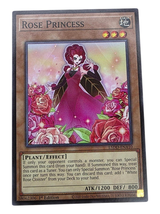 Rose Princess 1st Edition Super Rare King's Court Yu-Gi-Oh! card.
