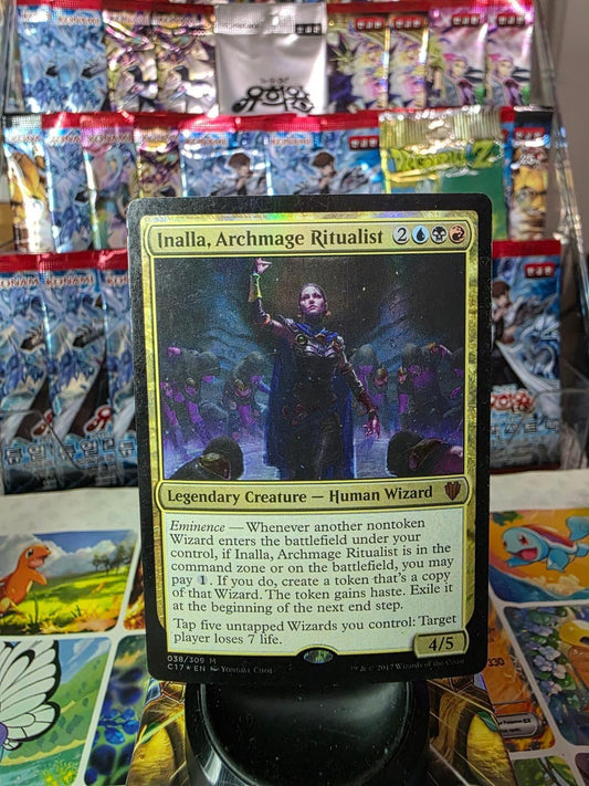 Inalla, Archmage Ritualist foil Magic card from Commander 2017.