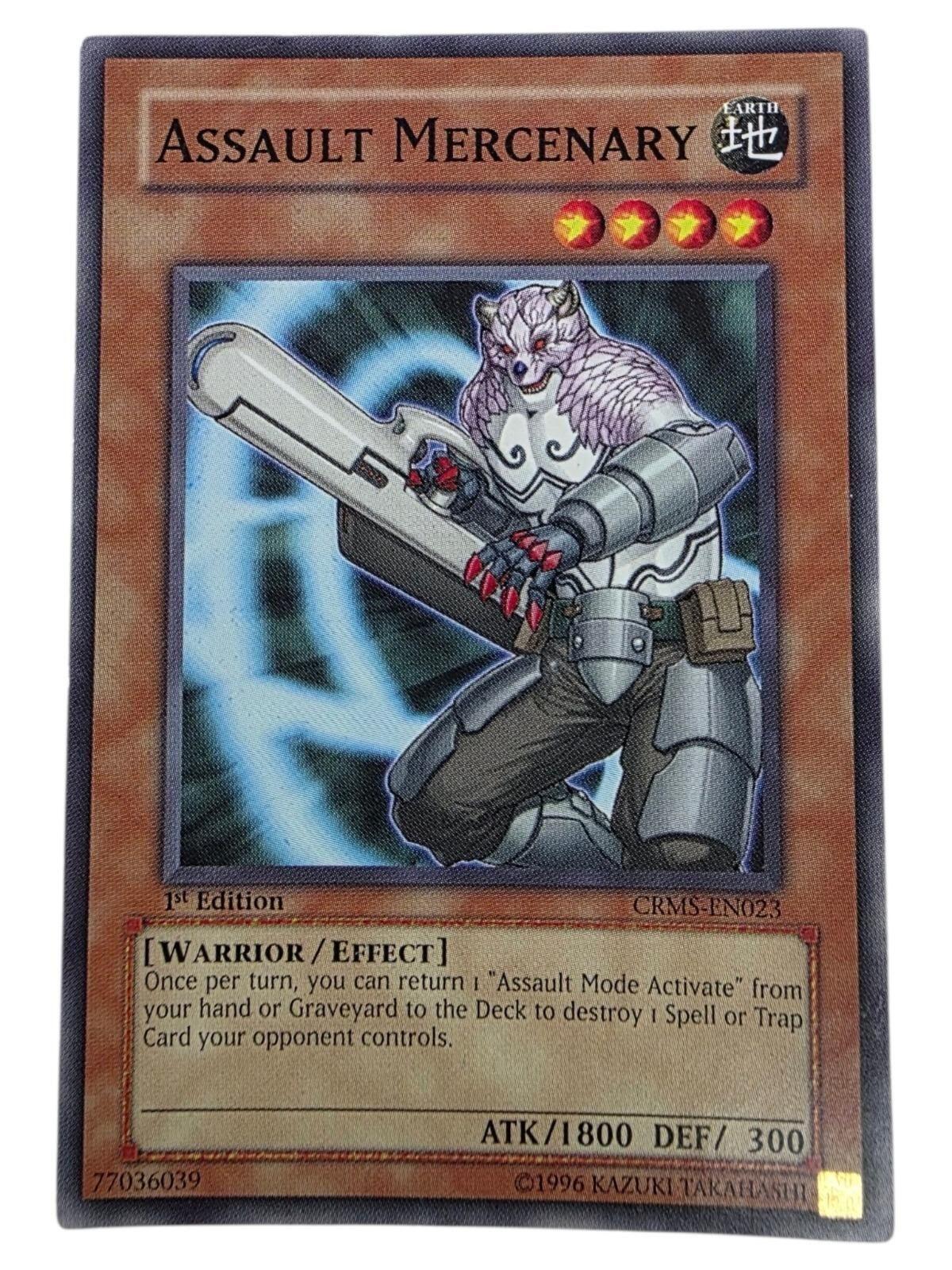 Assault Mercenary 1st Edition Common Crimson Crisis CRMS-EN023 NM