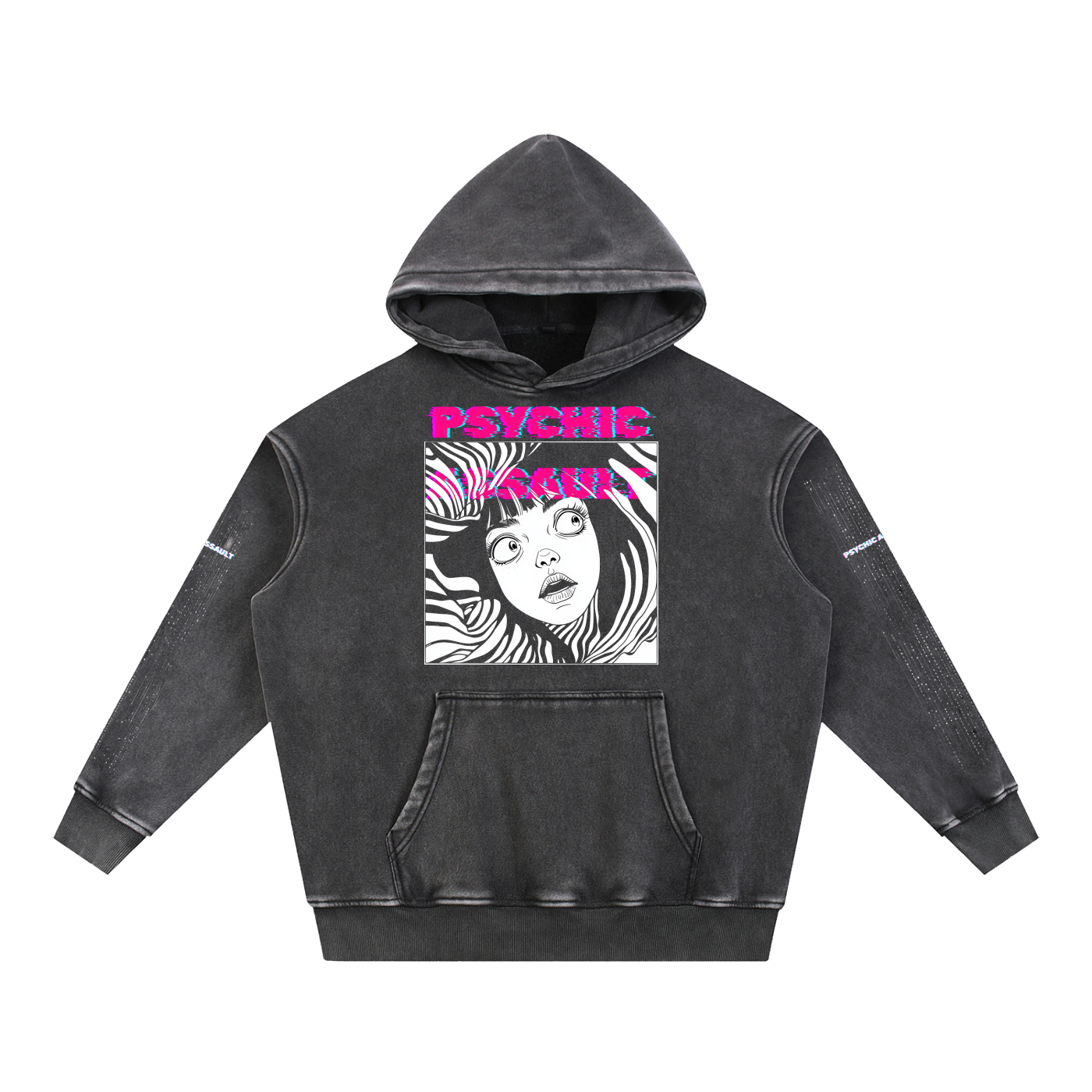 "Psychic Assault" Fleece Hoodie