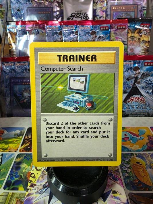 Computer Search Trainer card from Pokémon Base Set 2.