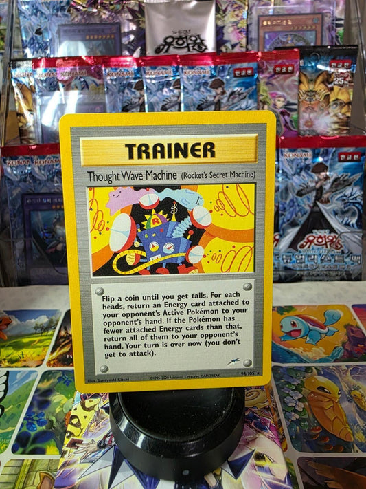 Thought Wave Machine 96/105 Trainer card from the Pokémon TCG Team Rocket expansion set.